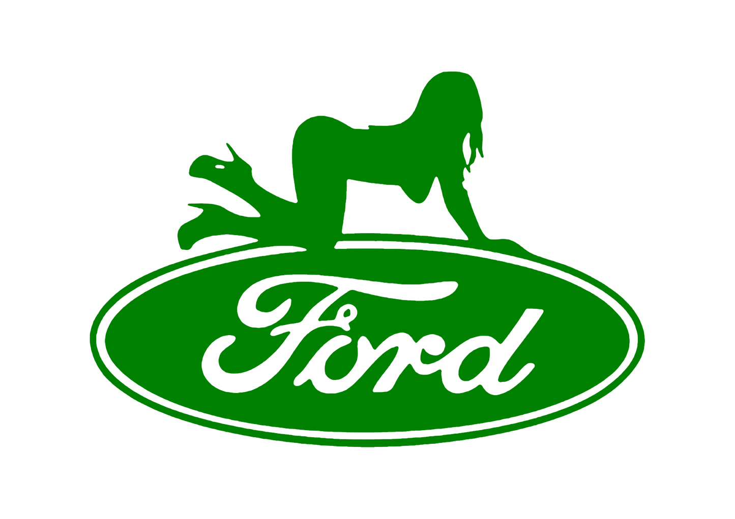 Sticker - FORD GIRL 4