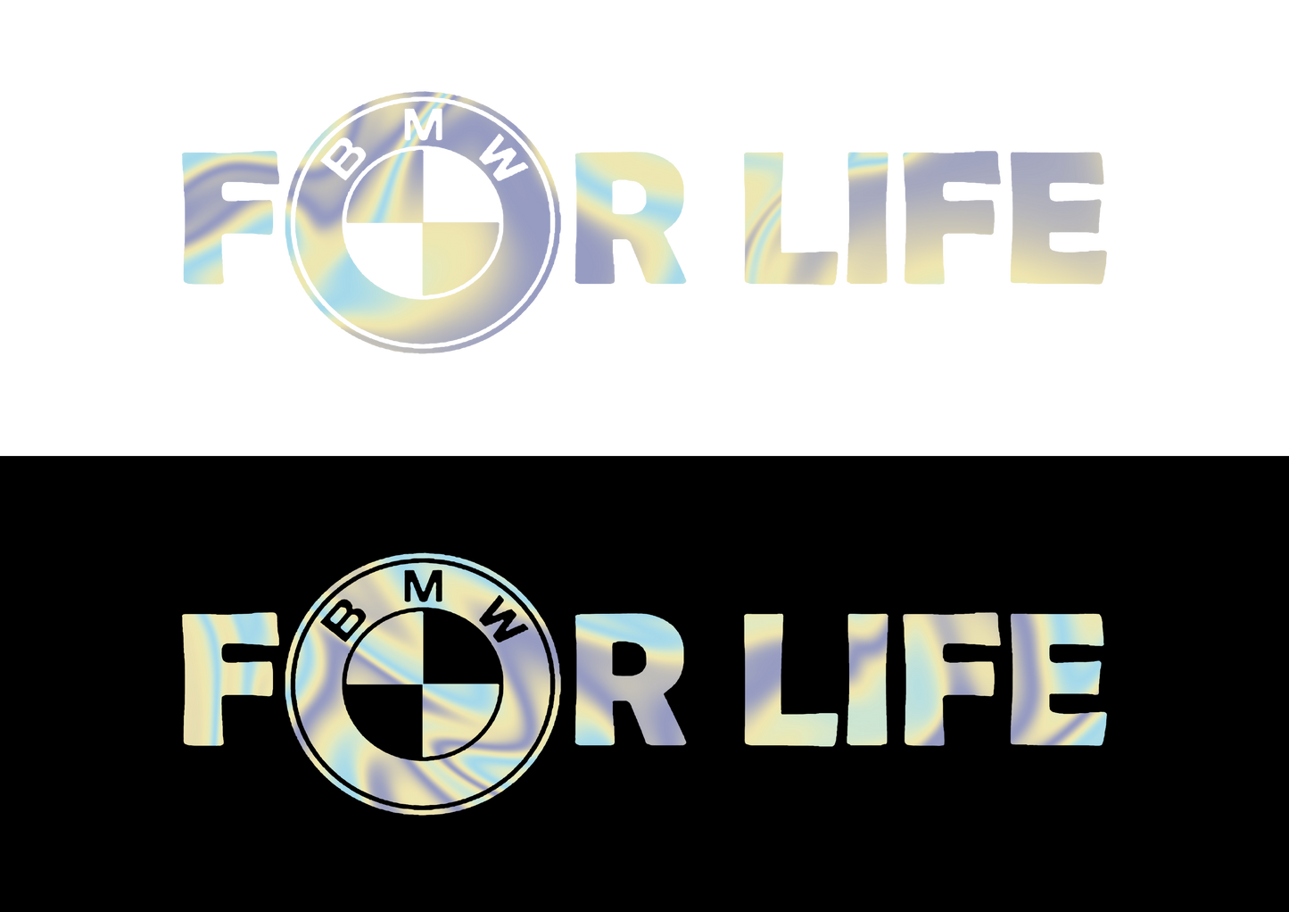 Sticker - BMW FOR LIFE