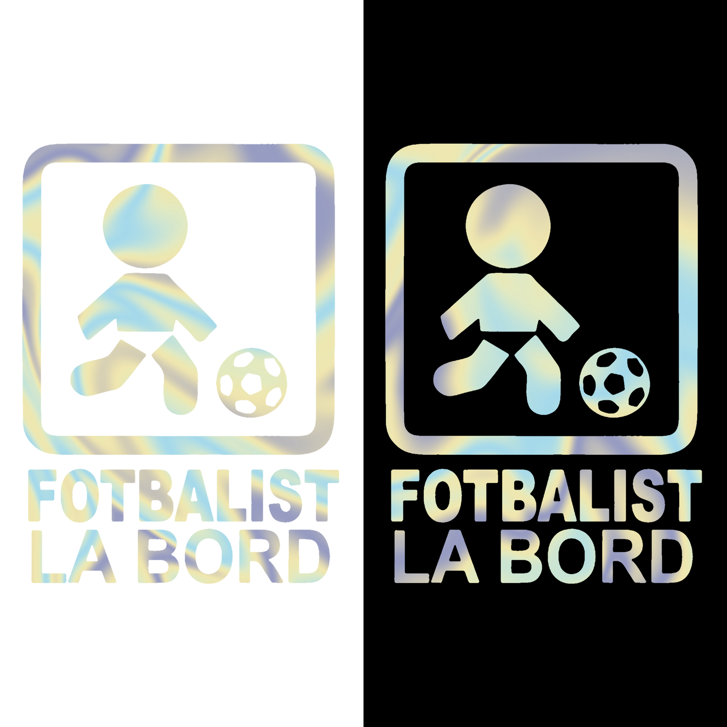 Sticker - FOTBALIST LA BORD