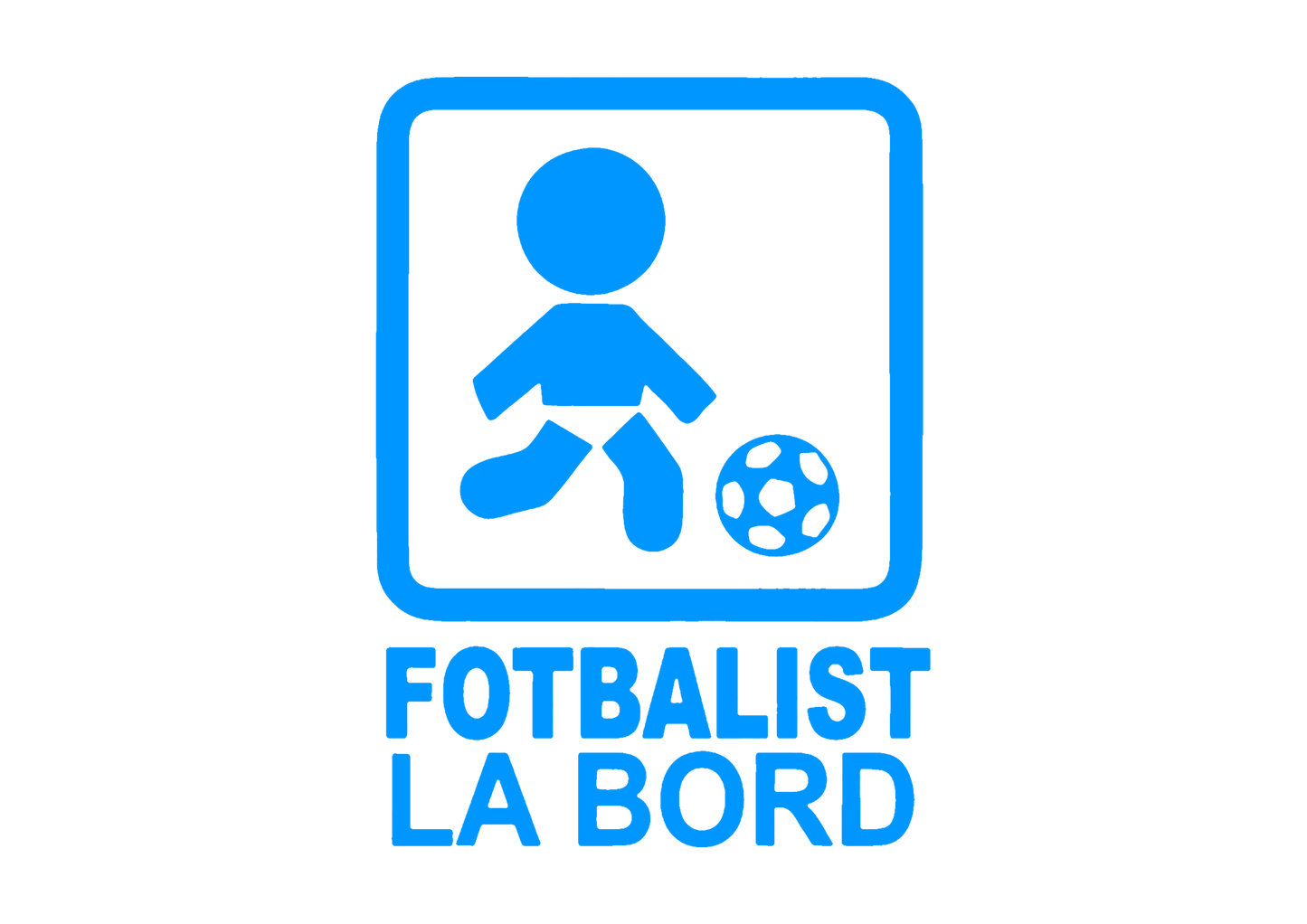Sticker - FOTBALIST LA BORD