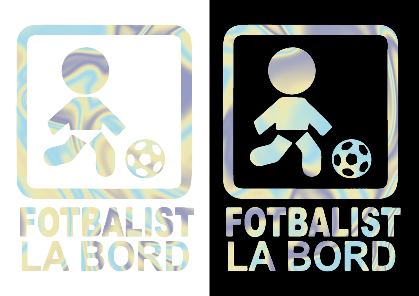 Sticker - FOTBALIST LA BORD