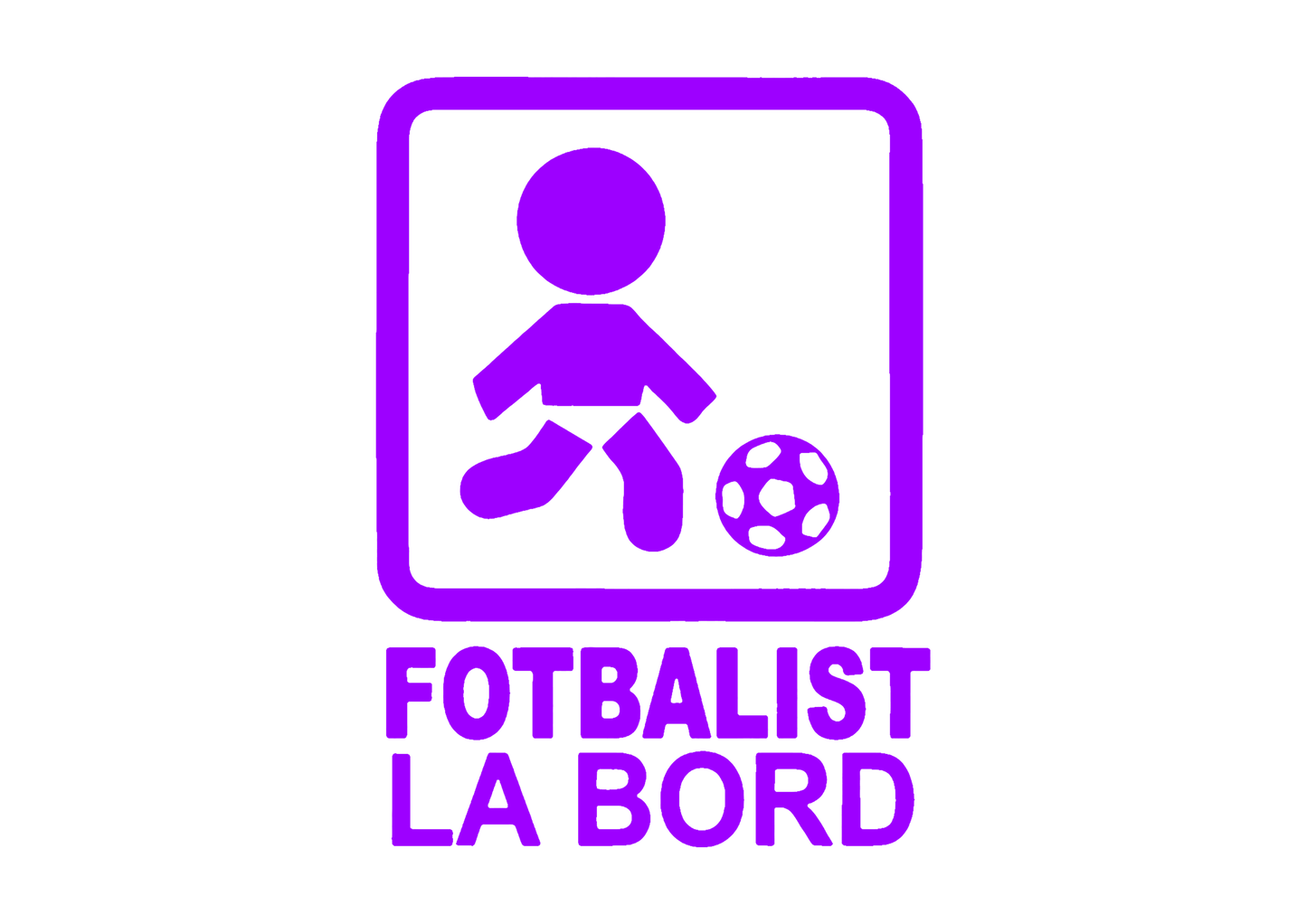 Sticker - FOTBALIST LA BORD