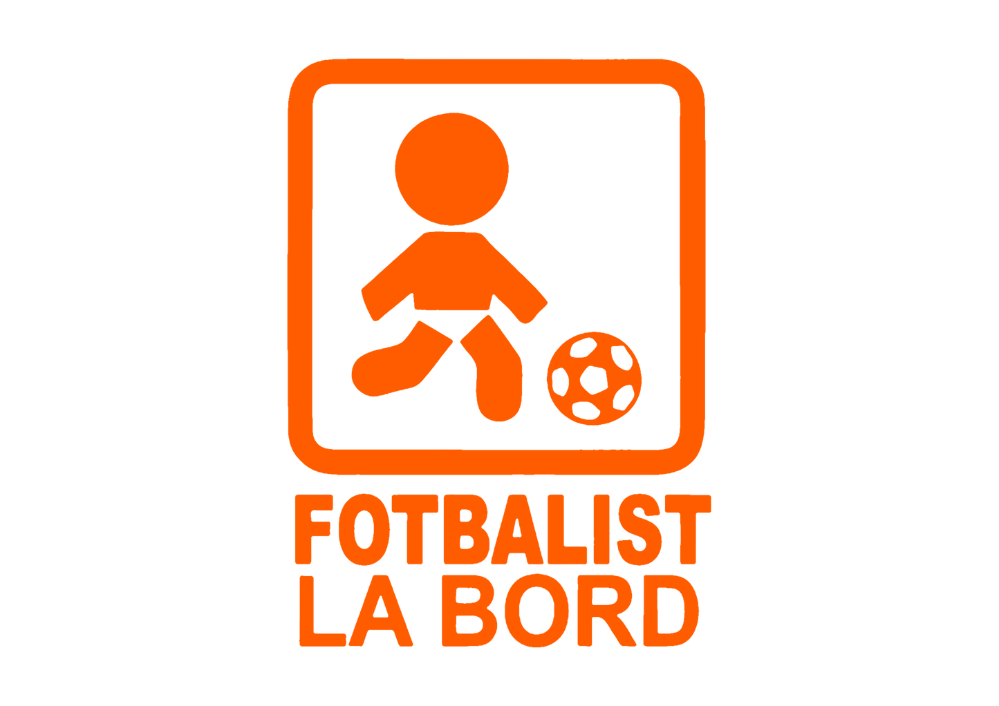Sticker - FOTBALIST LA BORD