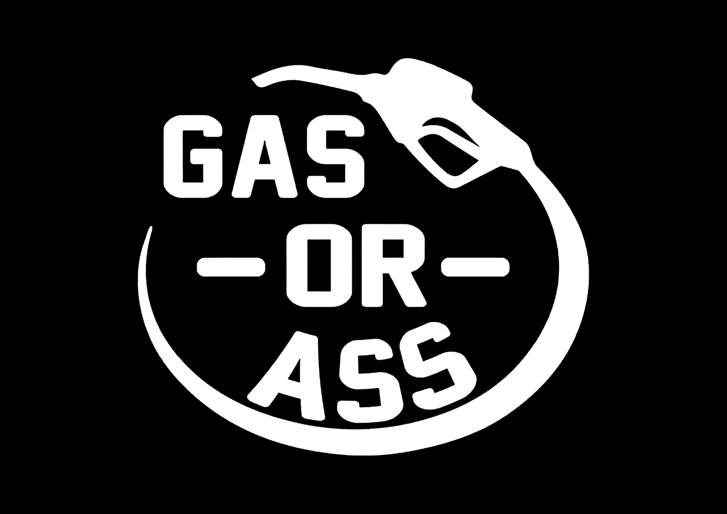 Sticker - GAS OR ASS