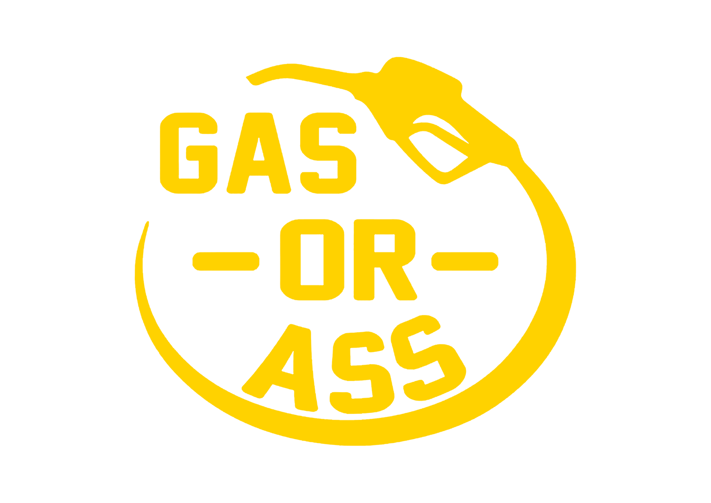 Sticker - GAS OR ASS