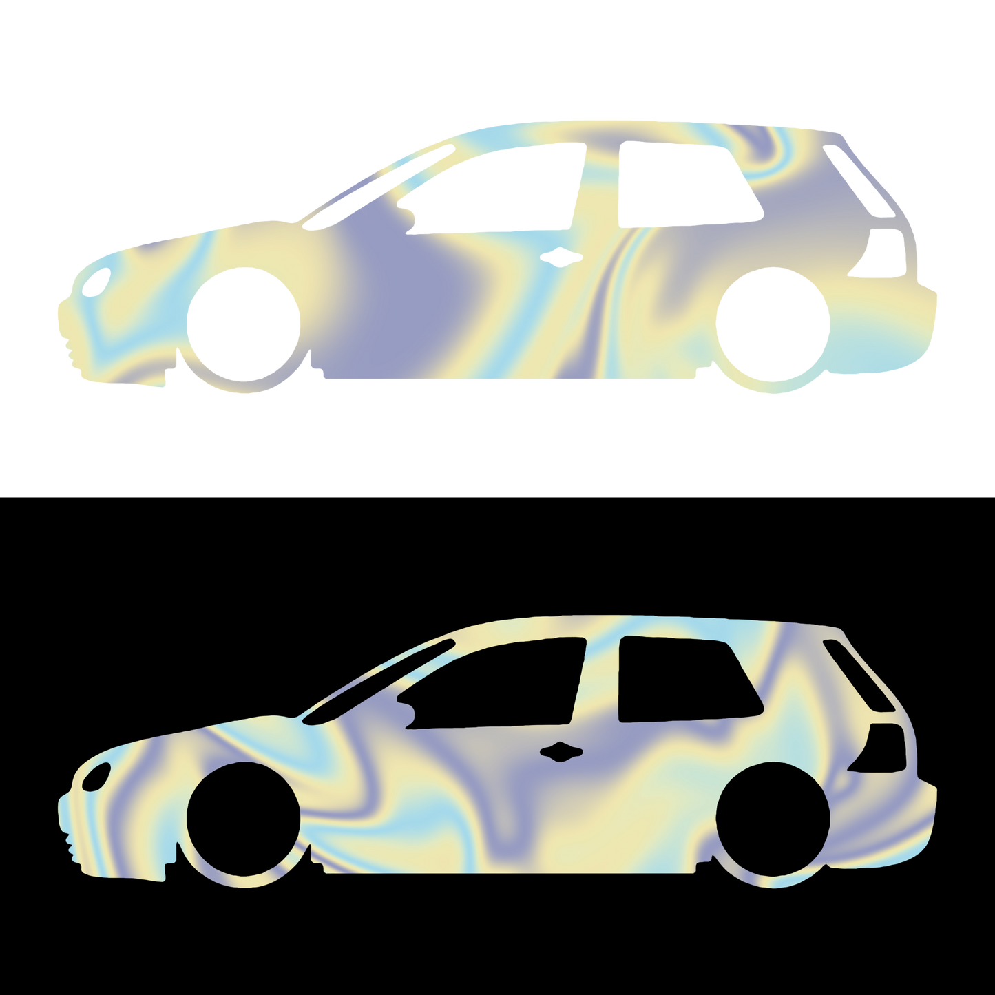 Sticker - SILUETA GOLF