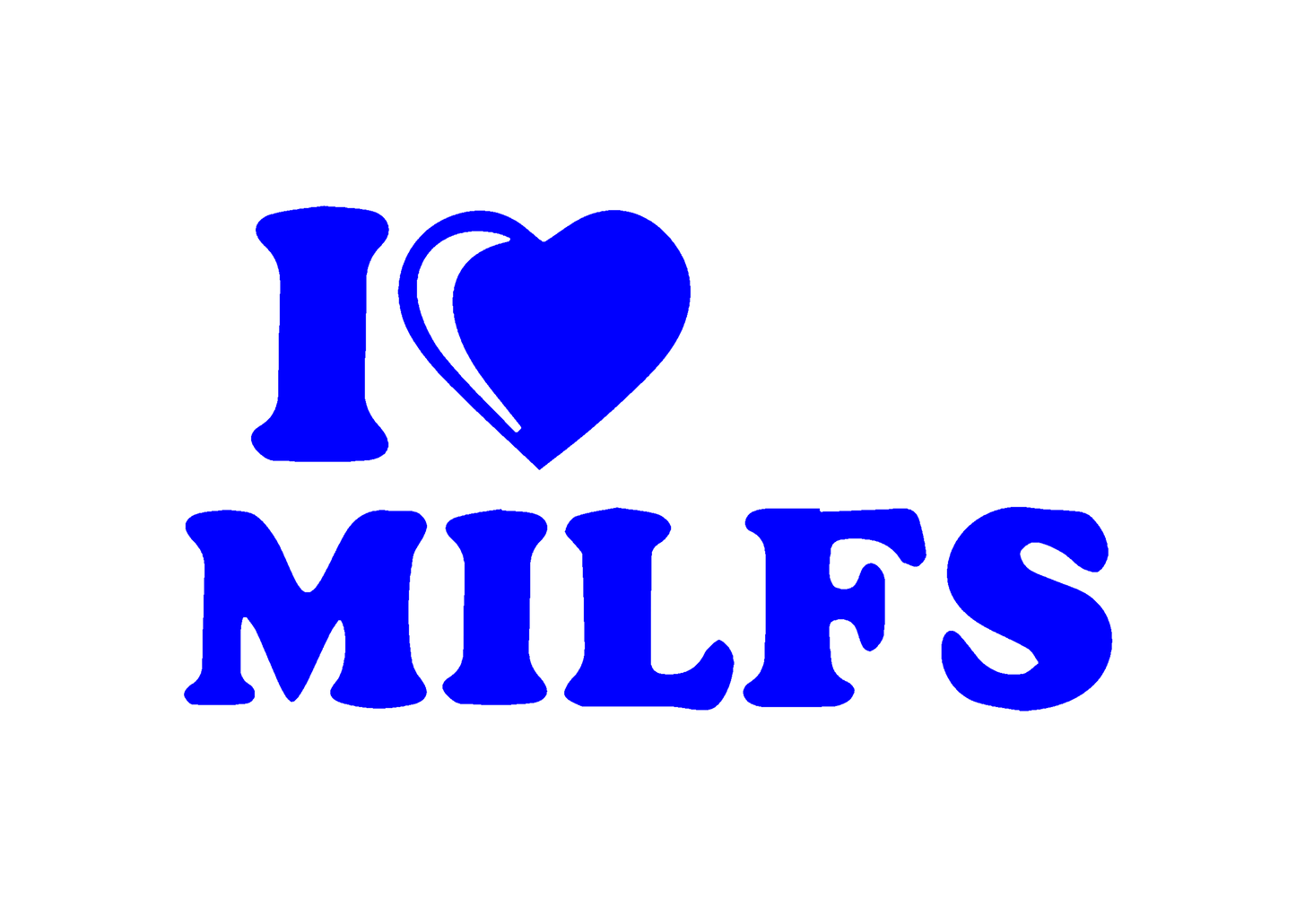 Sticker - I LOVE MILFS