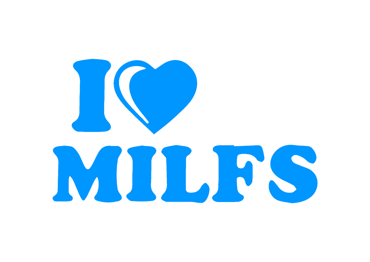 Sticker - I LOVE MILFS