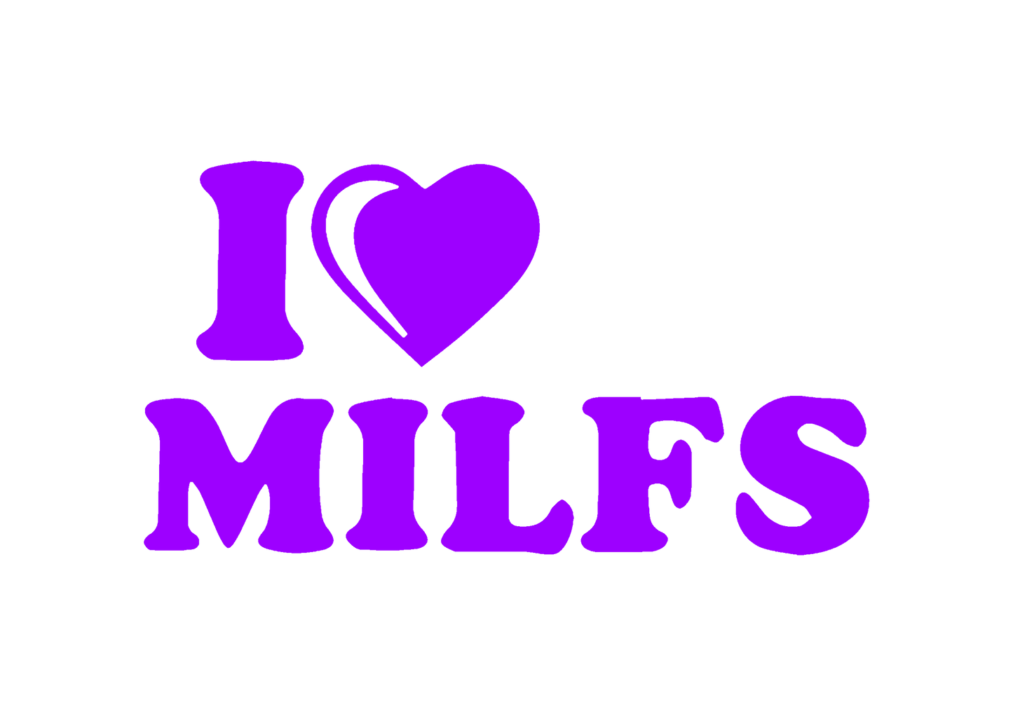 Sticker - I LOVE MILFS