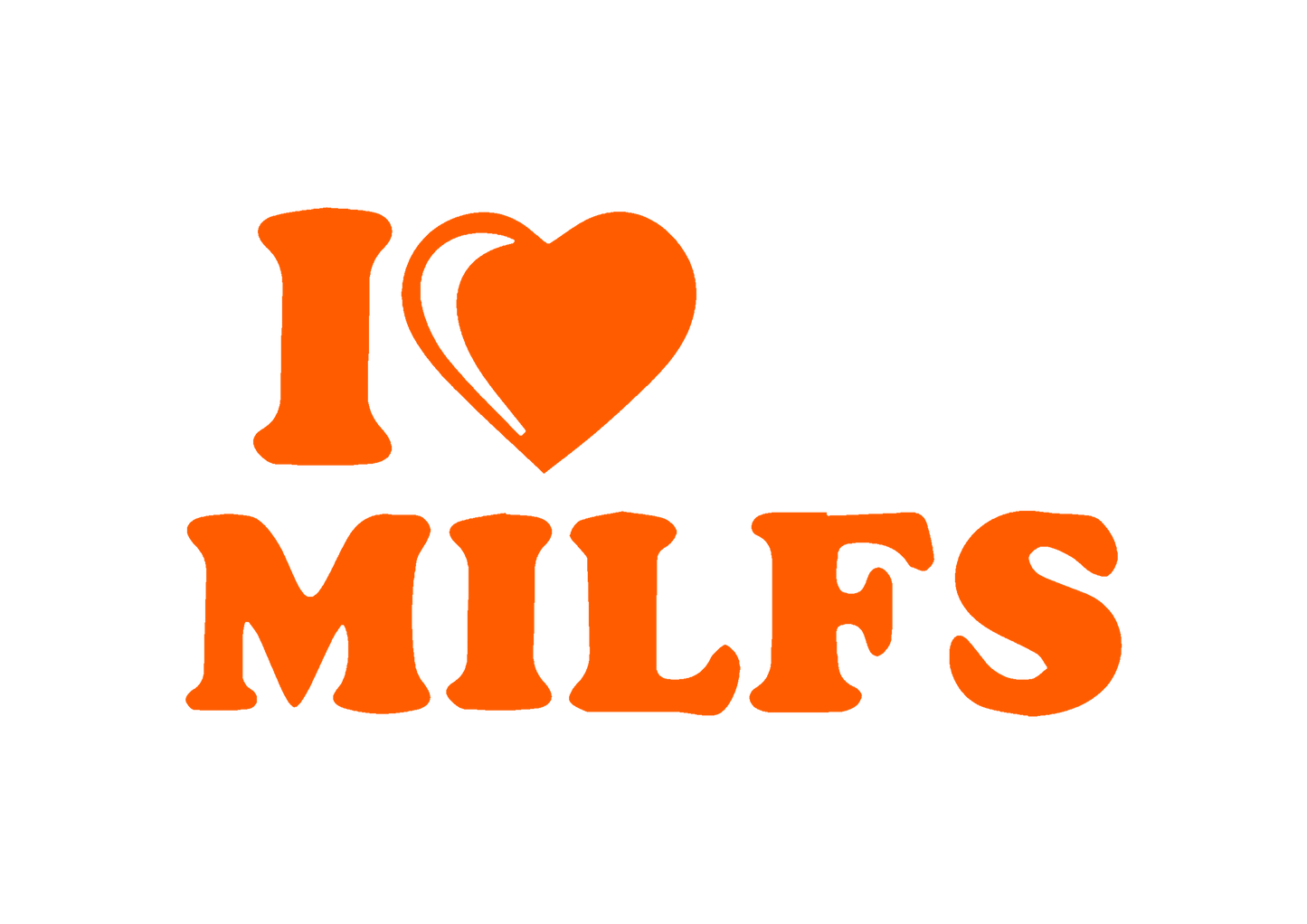 Sticker - I LOVE MILFS