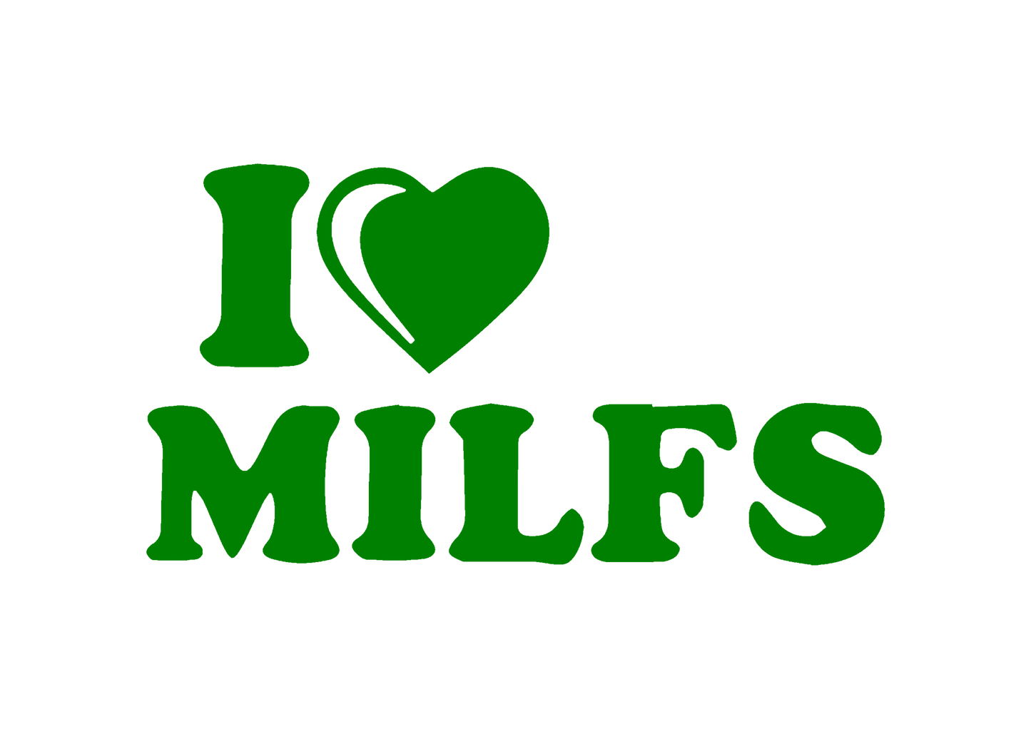 Sticker - I LOVE MILFS