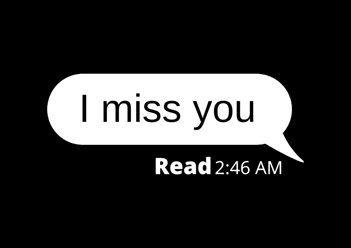 Sticker - I MISS YOU
