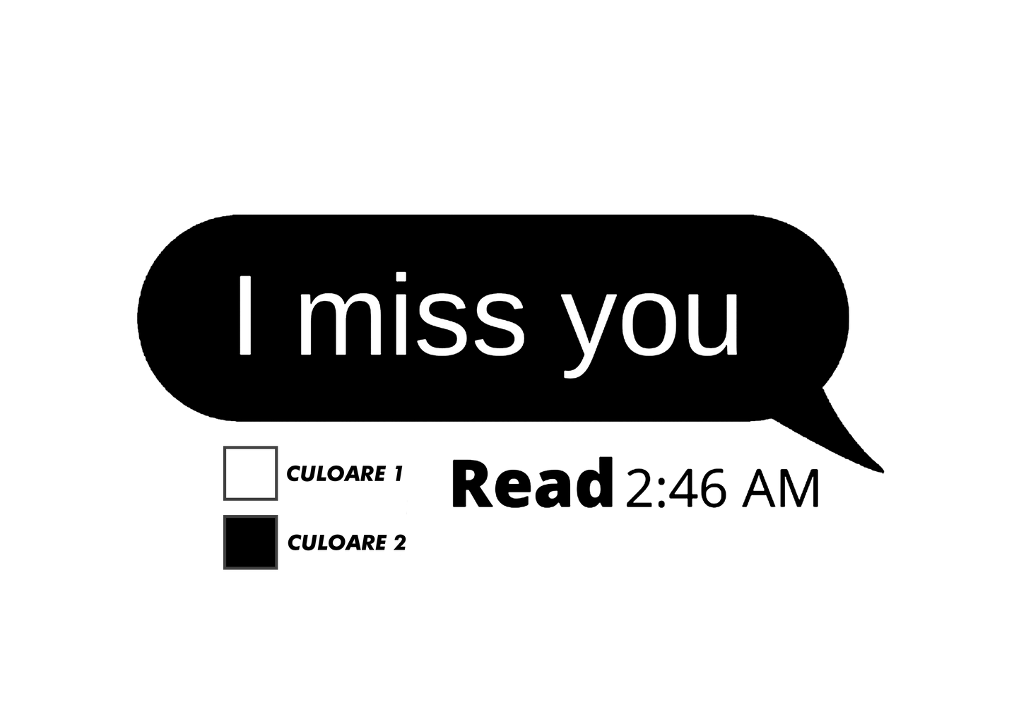 Sticker - I MISS YOU
