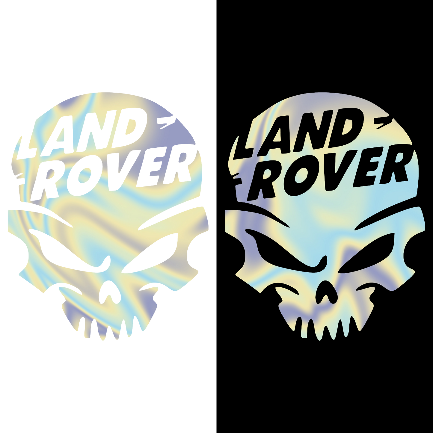 Sticker - LAND ROVER SKULL