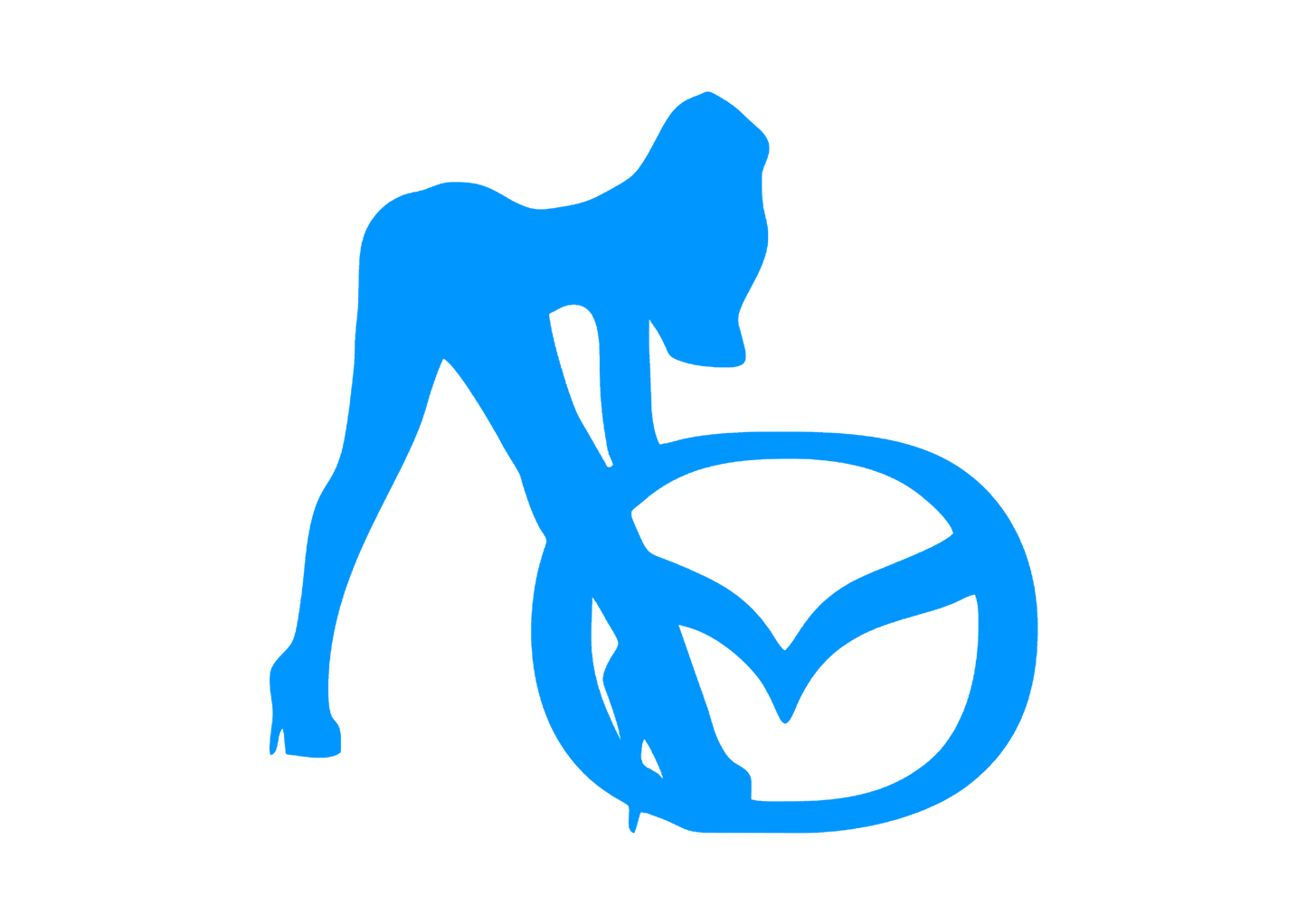 Sticker - MAZDA GIRL 2