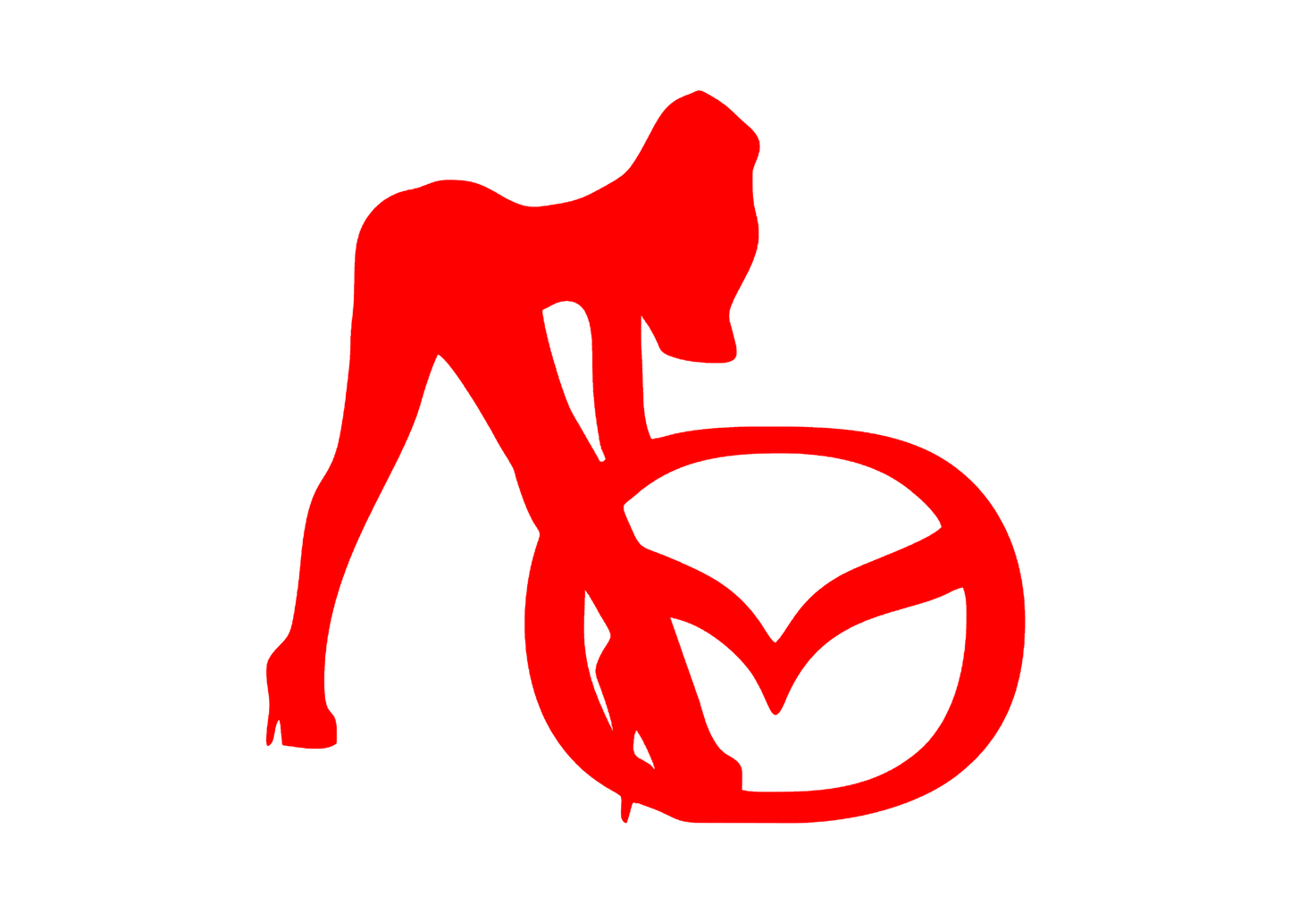 Sticker - MAZDA GIRL 2