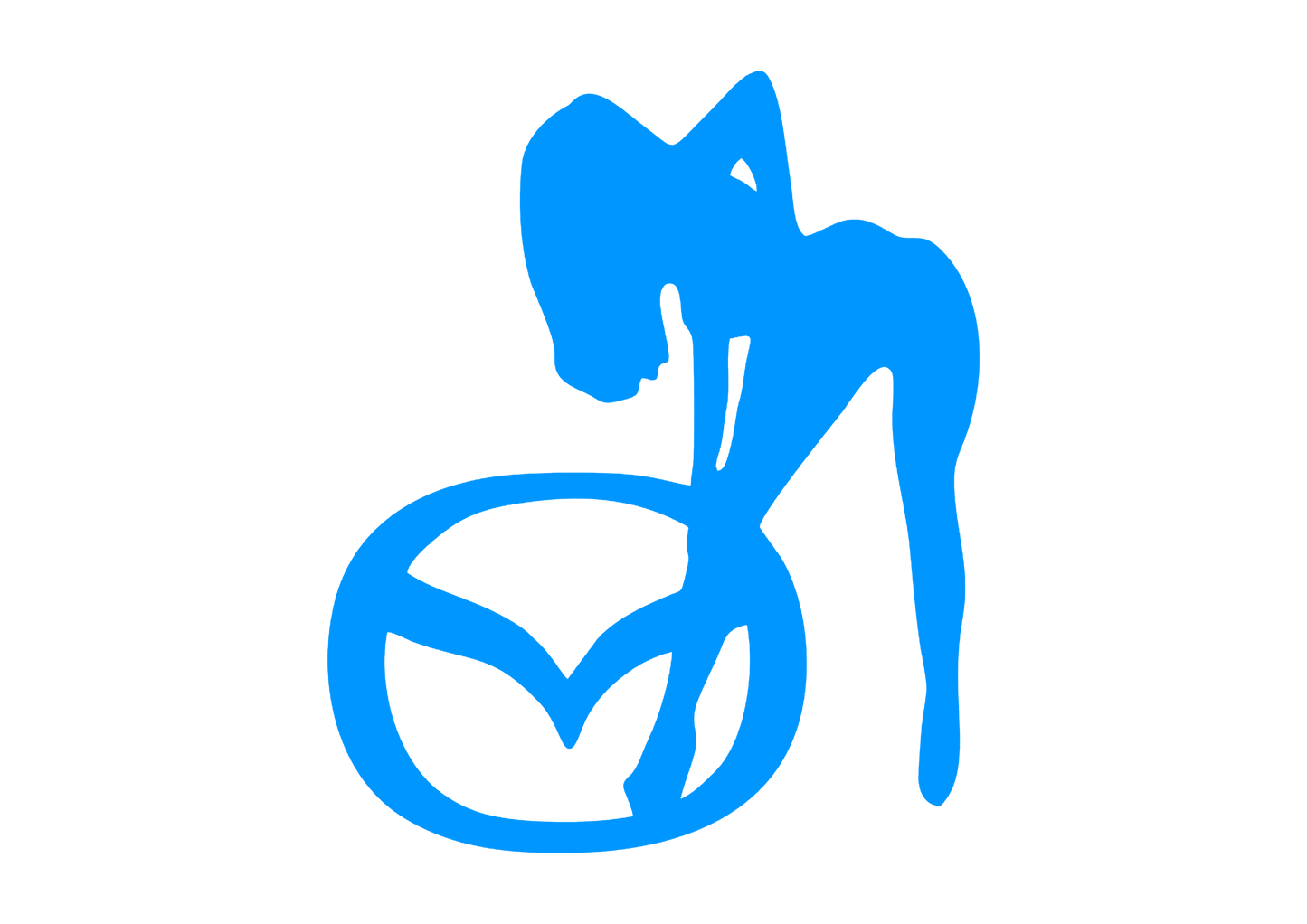 Sticker - MAZDA GIRL 3