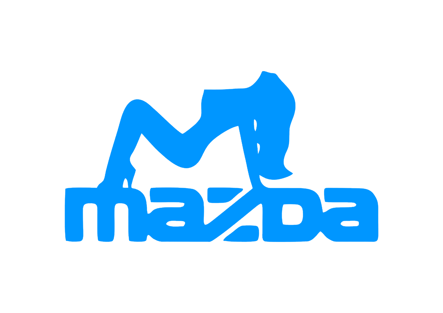 Sticker - MAZDA GIRL 4