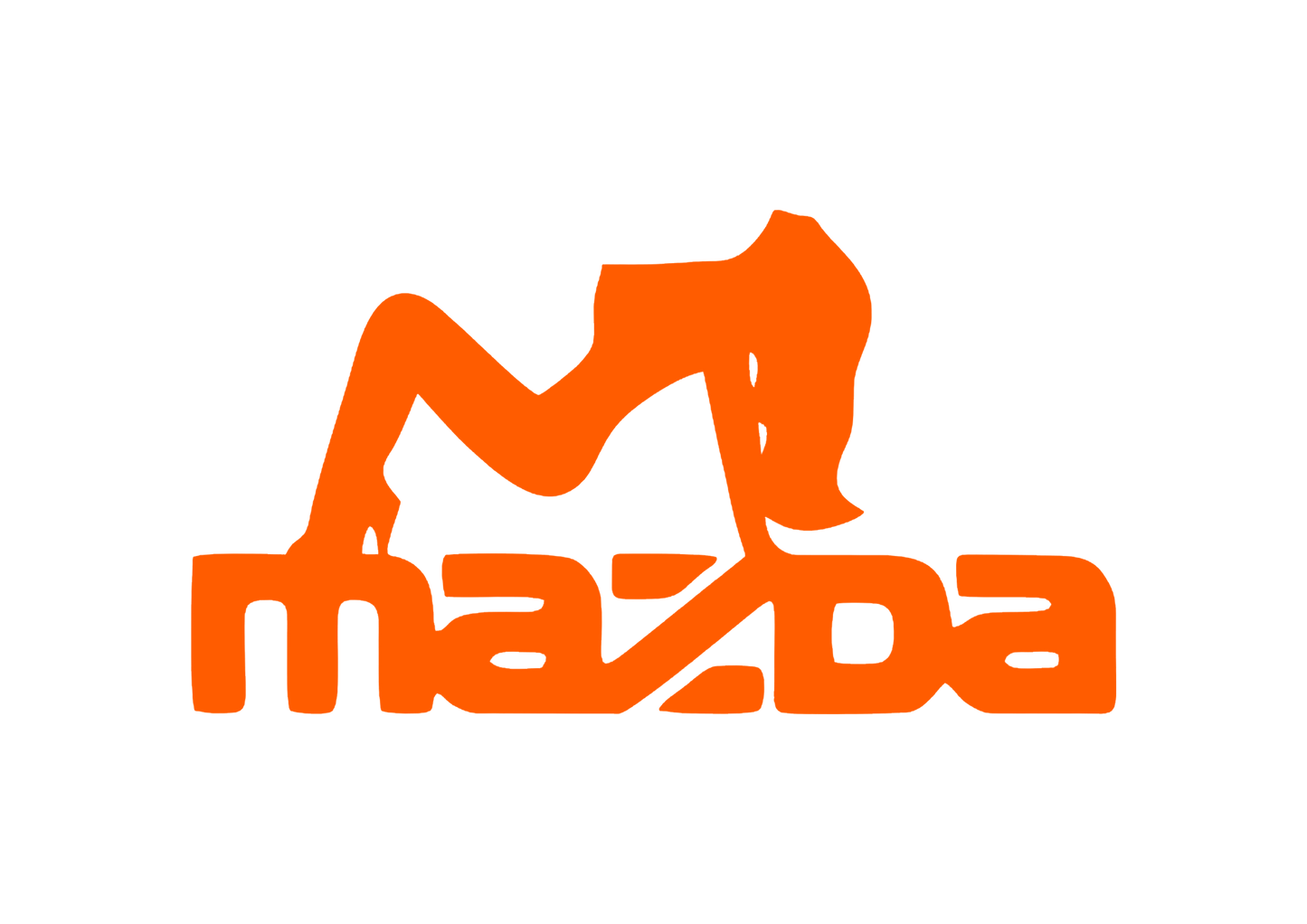 Sticker - MAZDA GIRL 4