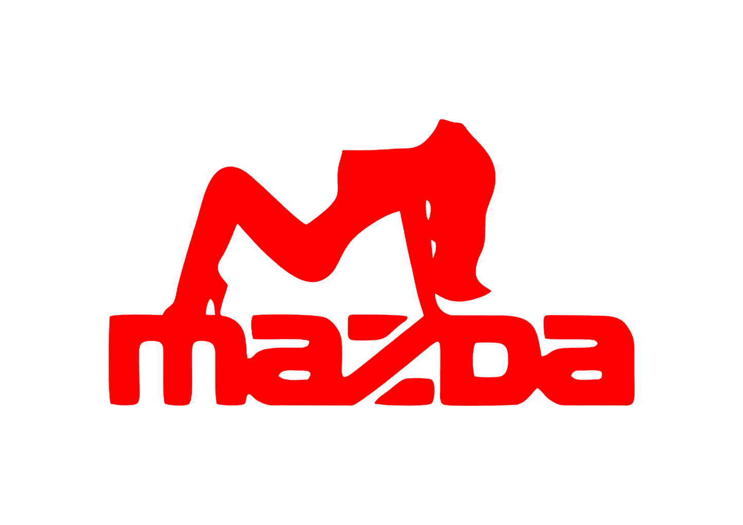Sticker - MAZDA GIRL 4