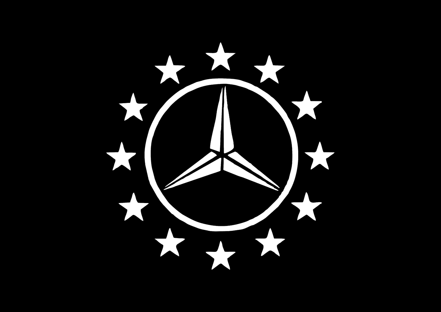 Sticker - MERCEDES STARS