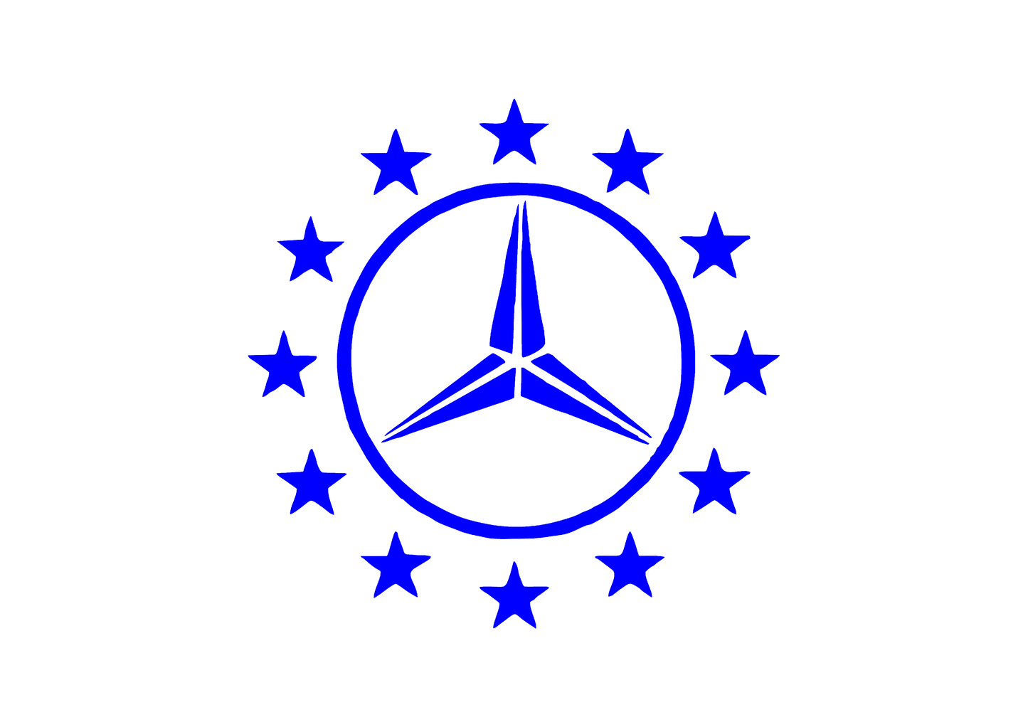 Sticker - MERCEDES STARS