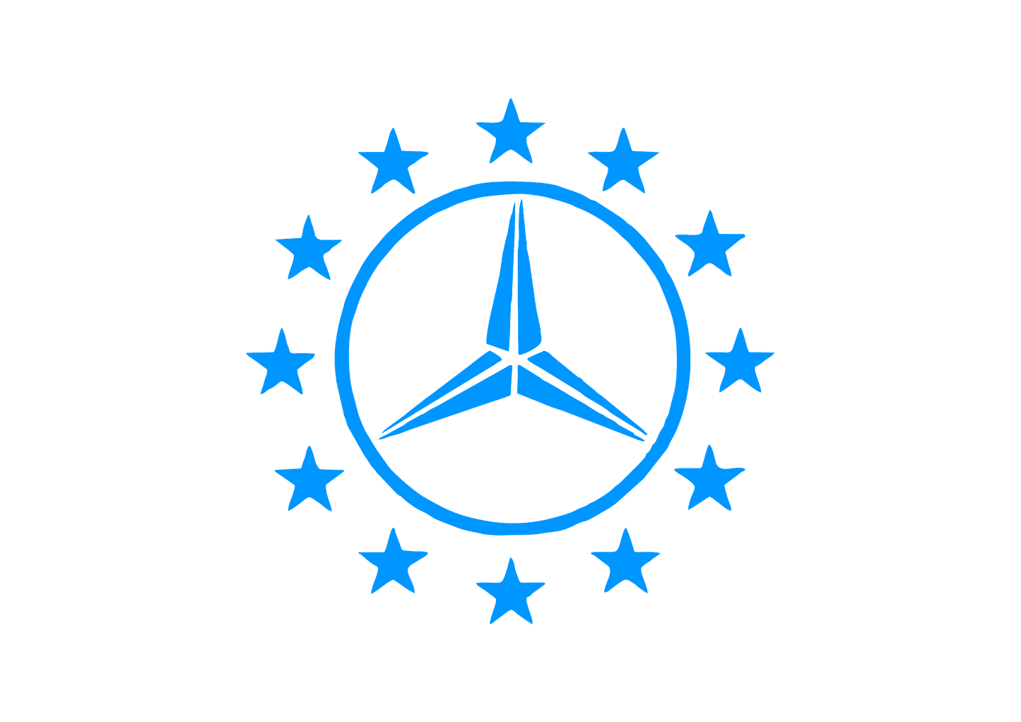 Sticker - MERCEDES STARS