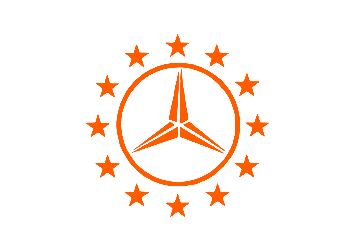 Sticker - MERCEDES STARS