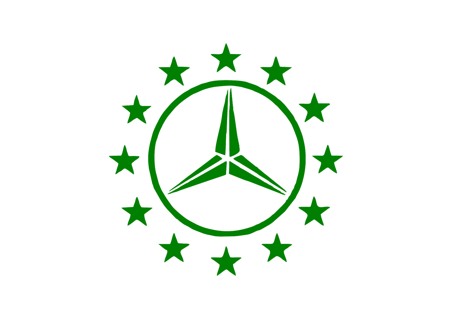 Sticker - MERCEDES STARS