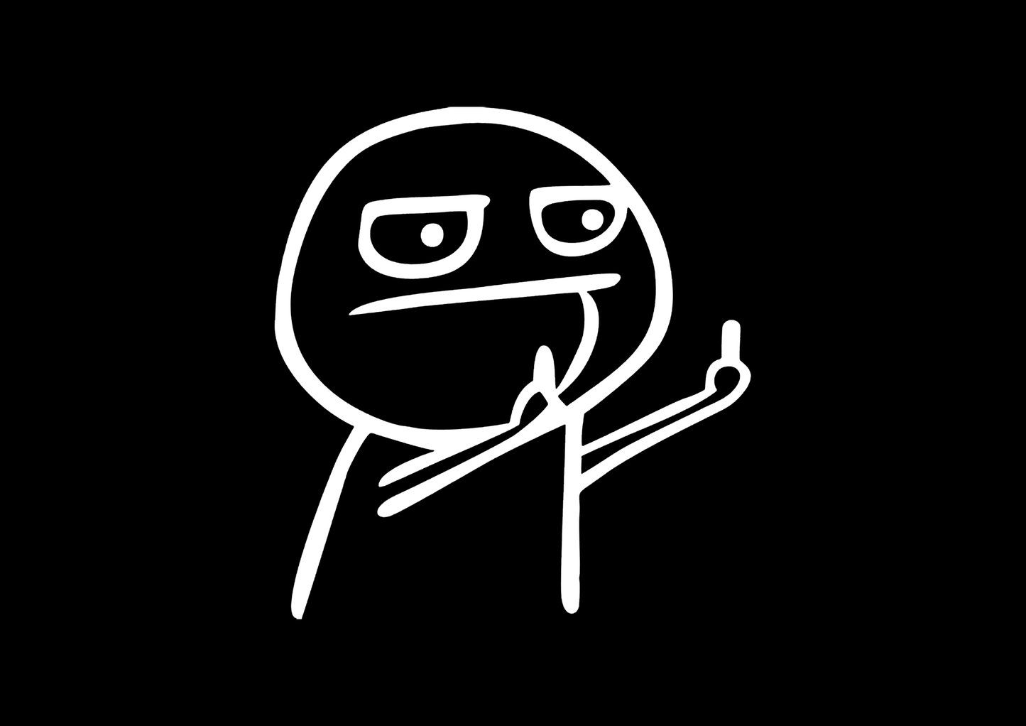 Sticker - MIDDLE FINGER