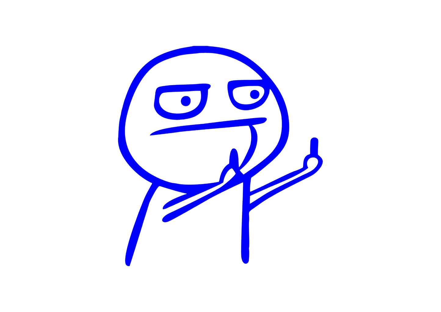 Sticker - MIDDLE FINGER