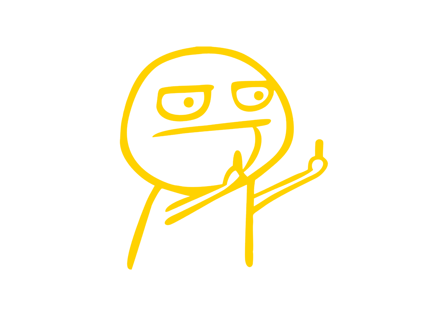Sticker - MIDDLE FINGER