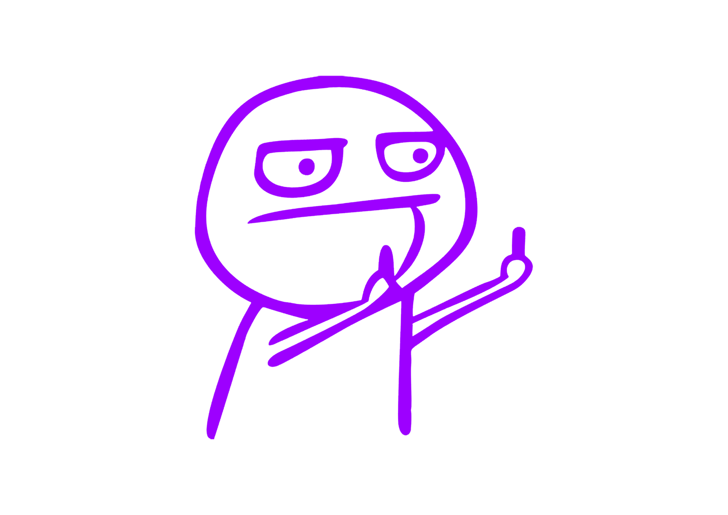 Sticker - MIDDLE FINGER