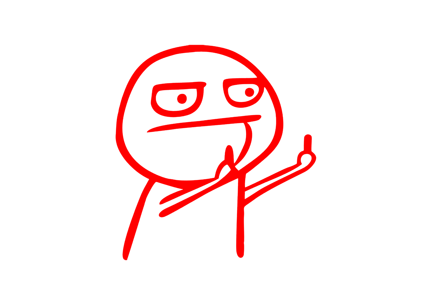 Sticker - MIDDLE FINGER