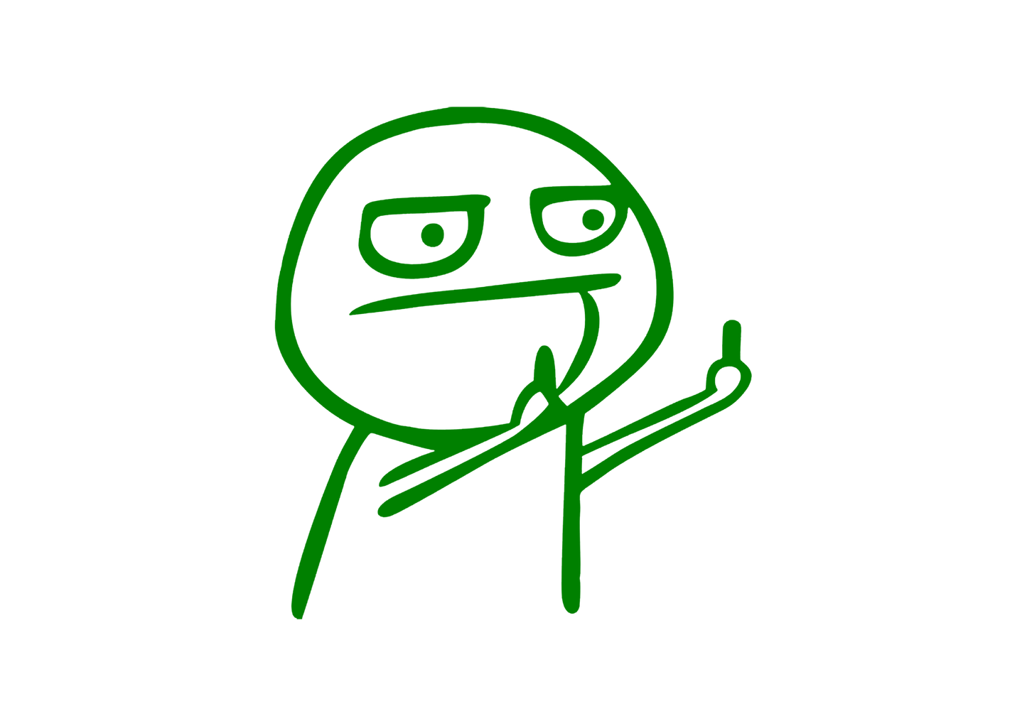 Sticker - MIDDLE FINGER