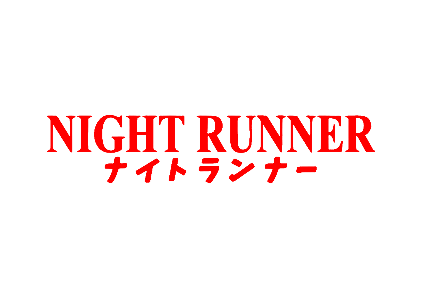 Sticker Parbriz - NIGHT RUNNER 2