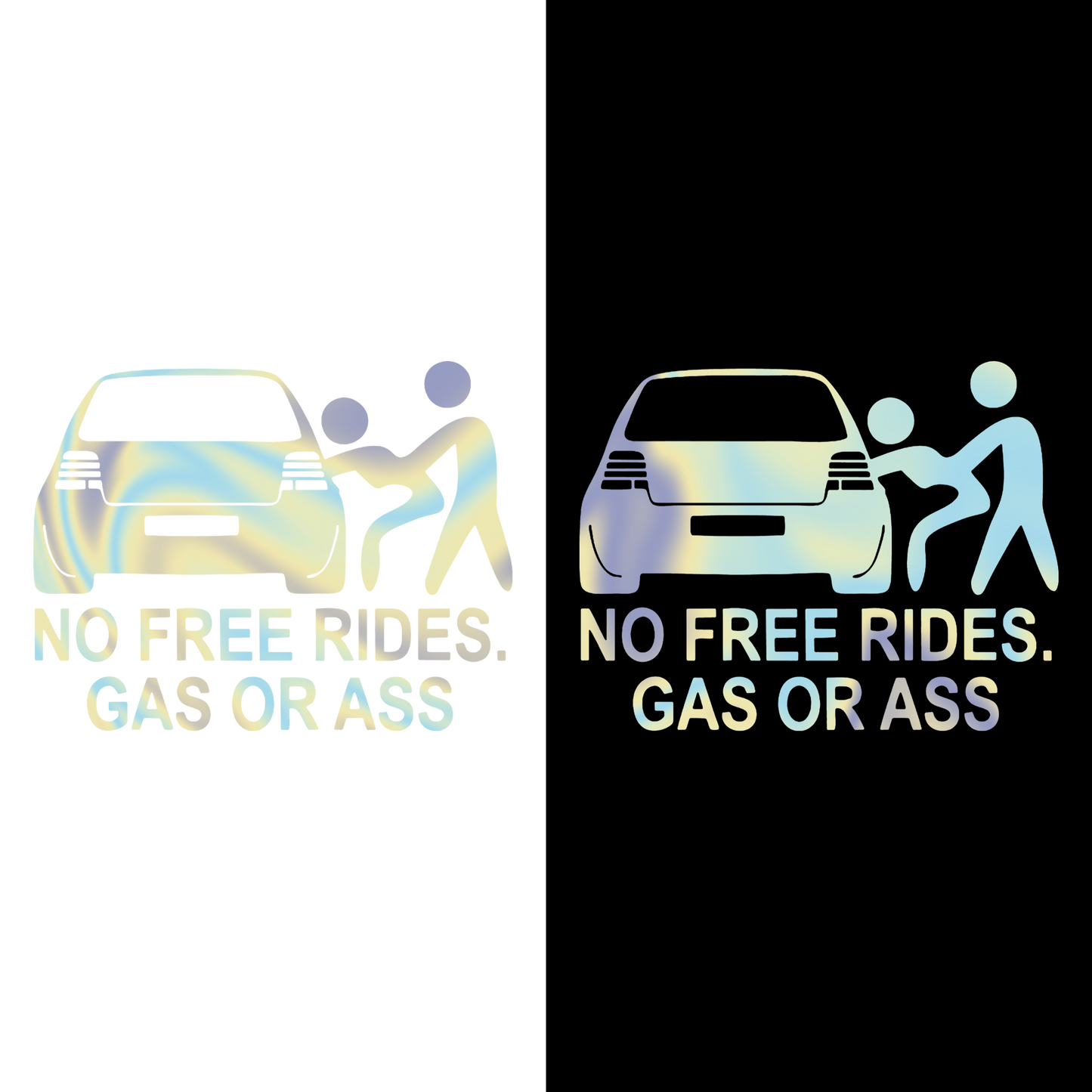 no free rides golf - Holografic