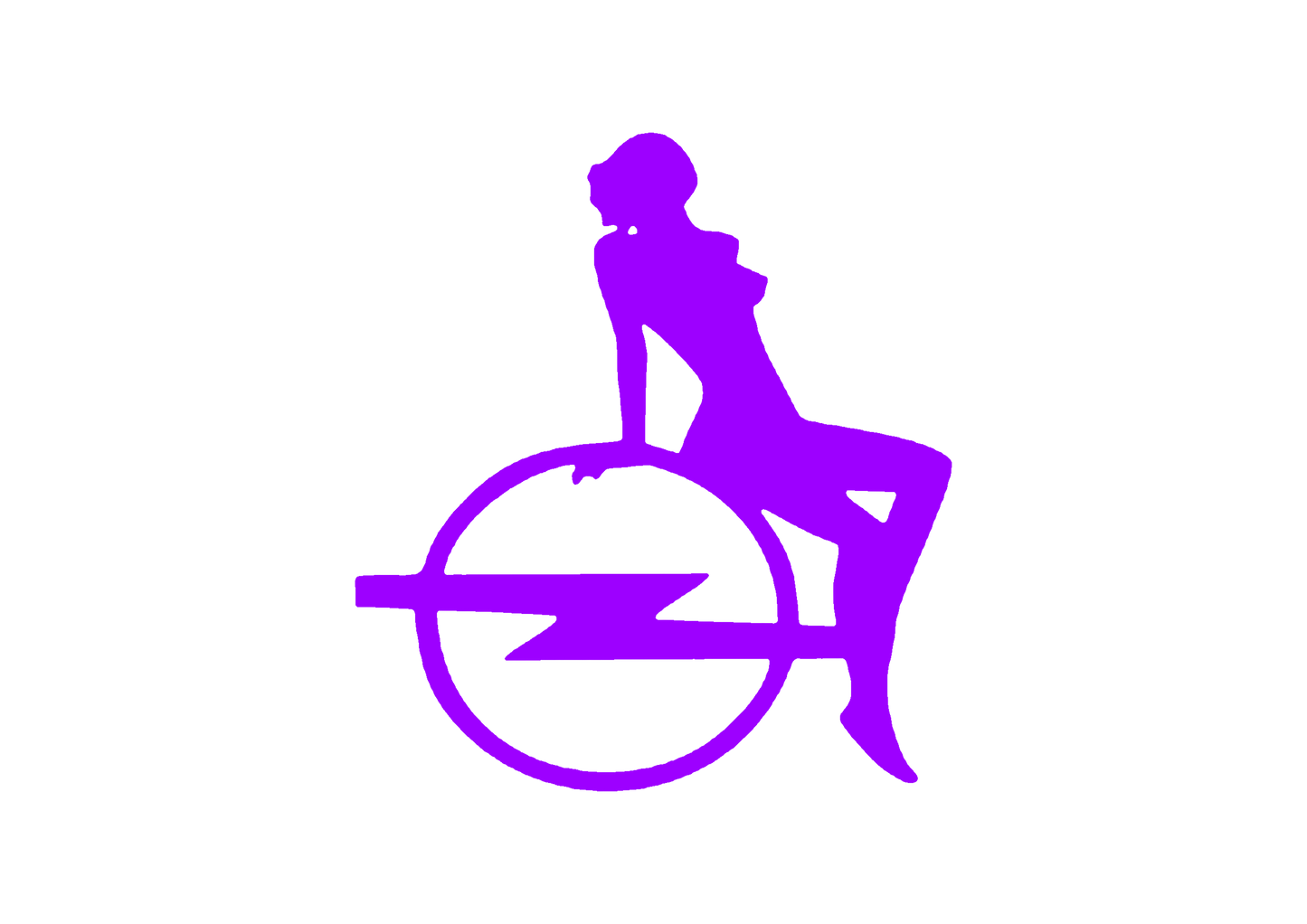 Sticker - OPEL GIRL 1