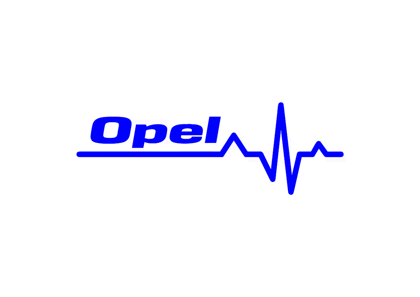 Sticker - OPEL HEART BEAT