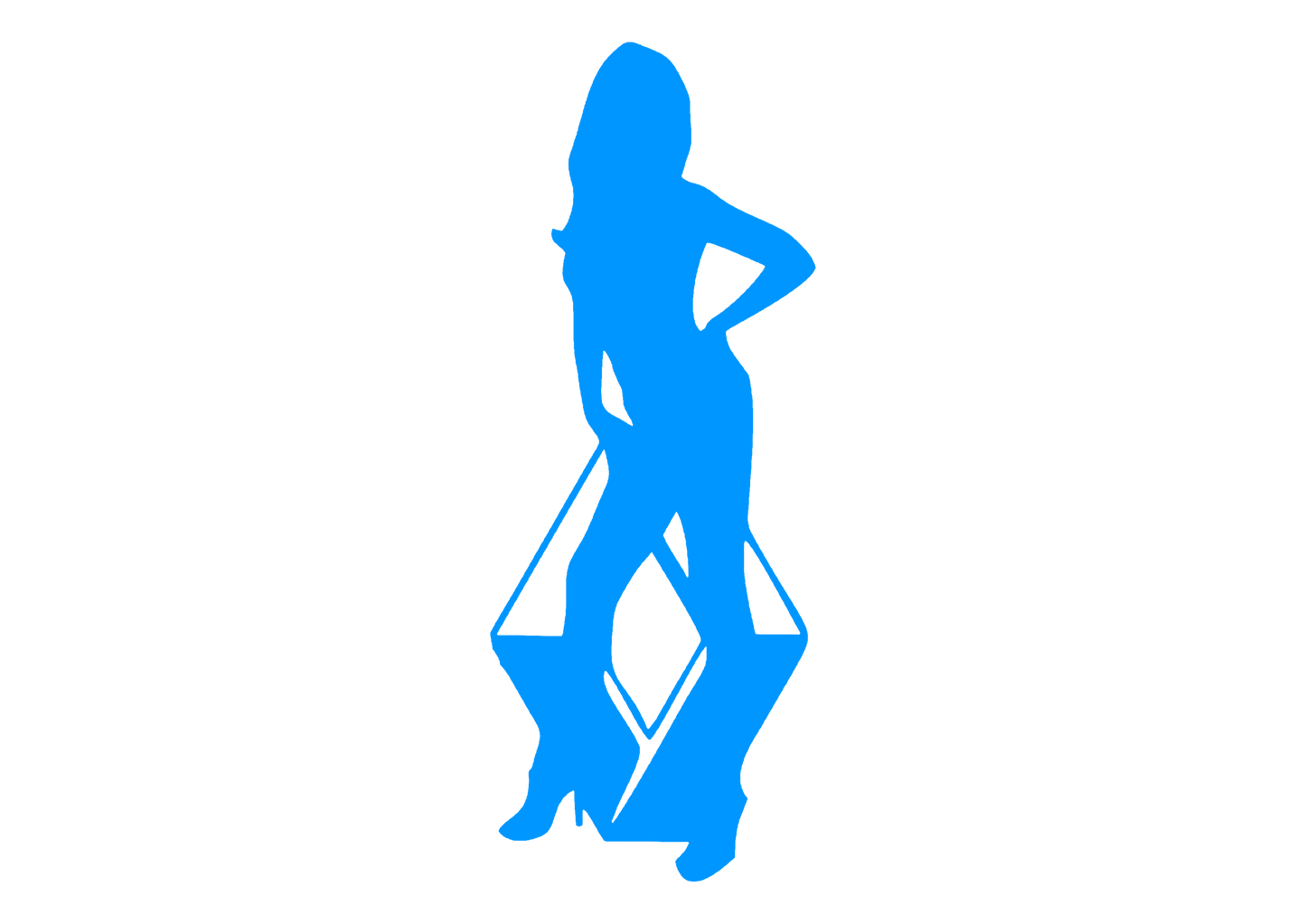 Sticker - RENAULT GIRL 2