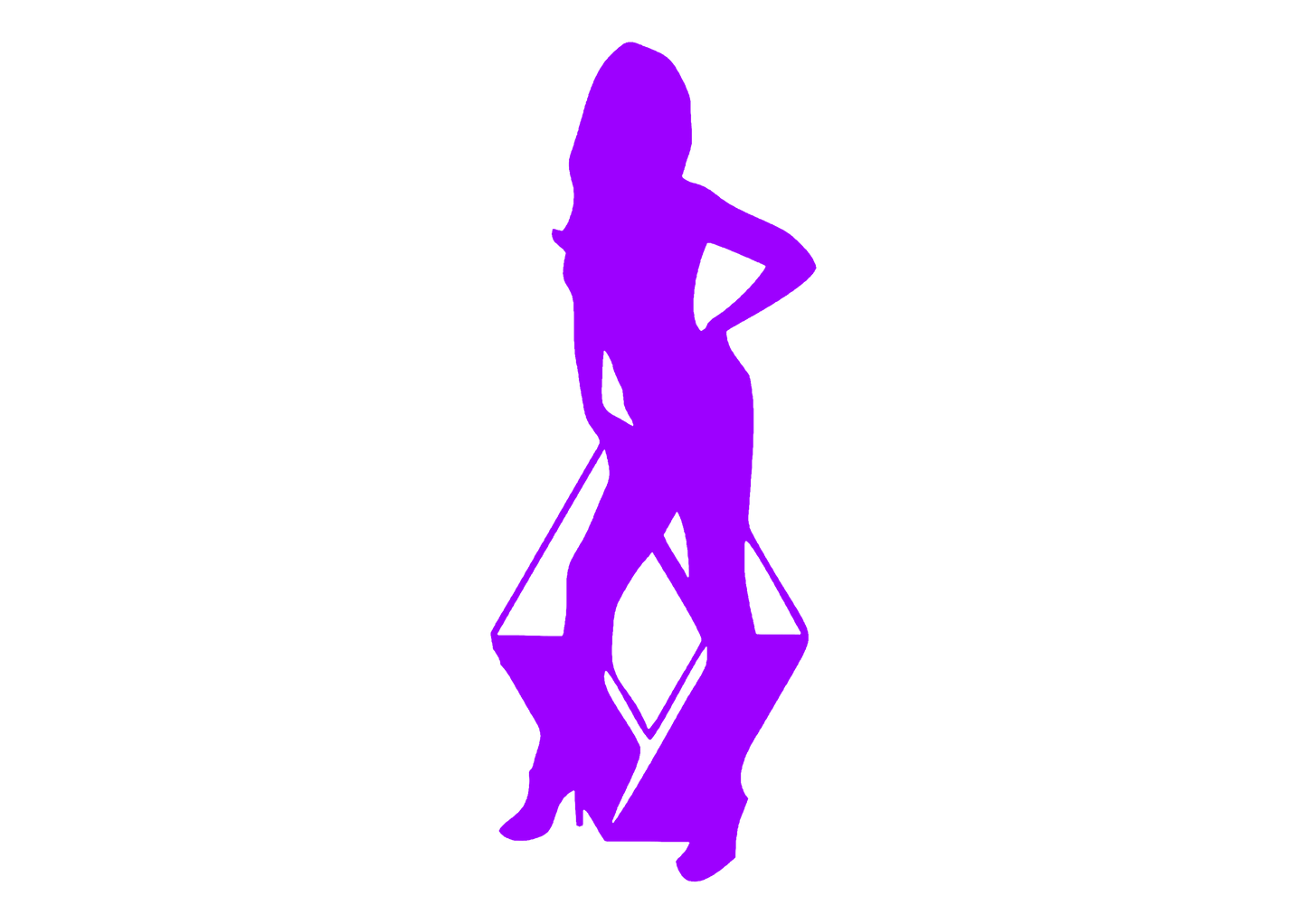 Sticker - RENAULT GIRL 2