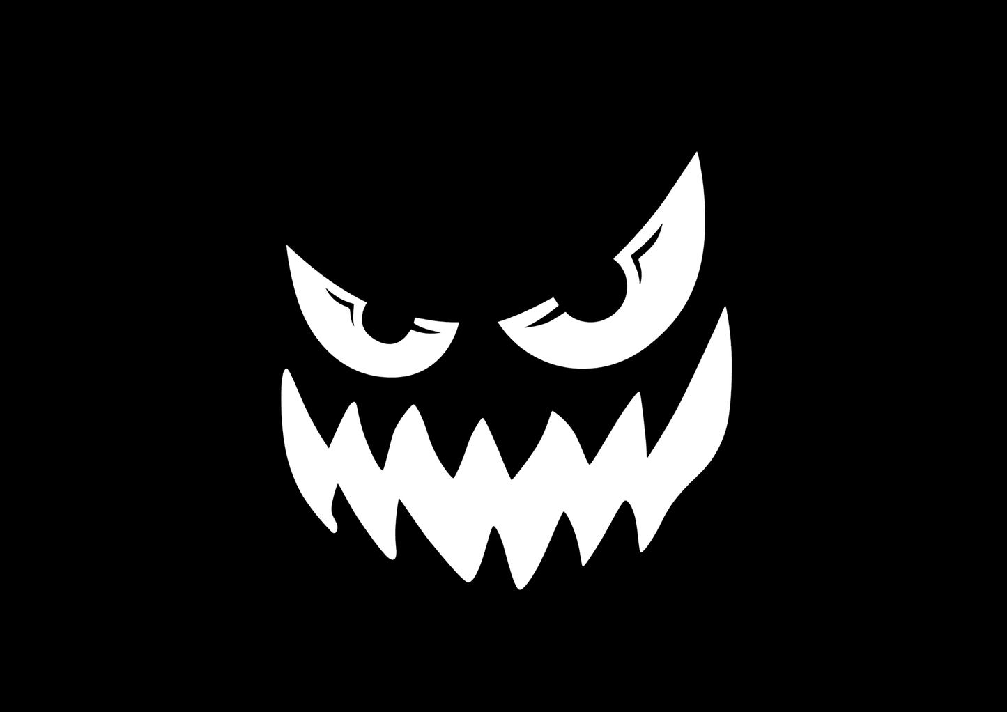 Sticker - SCARY FACE
