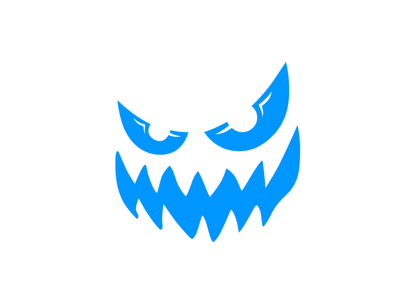 Sticker - SCARY FACE
