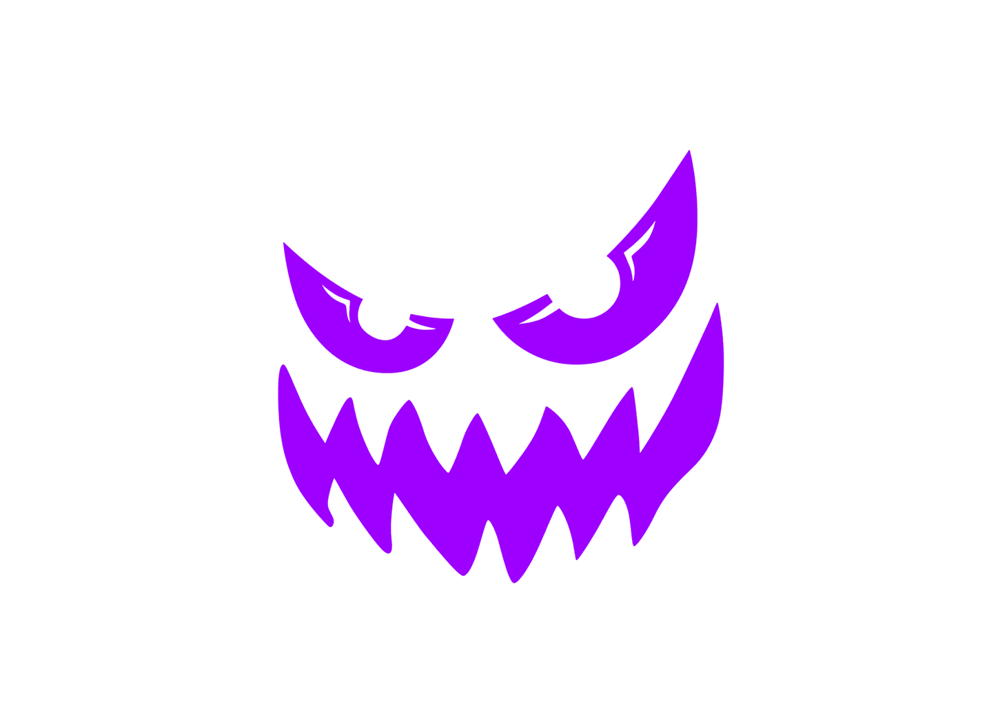 Sticker - SCARY FACE