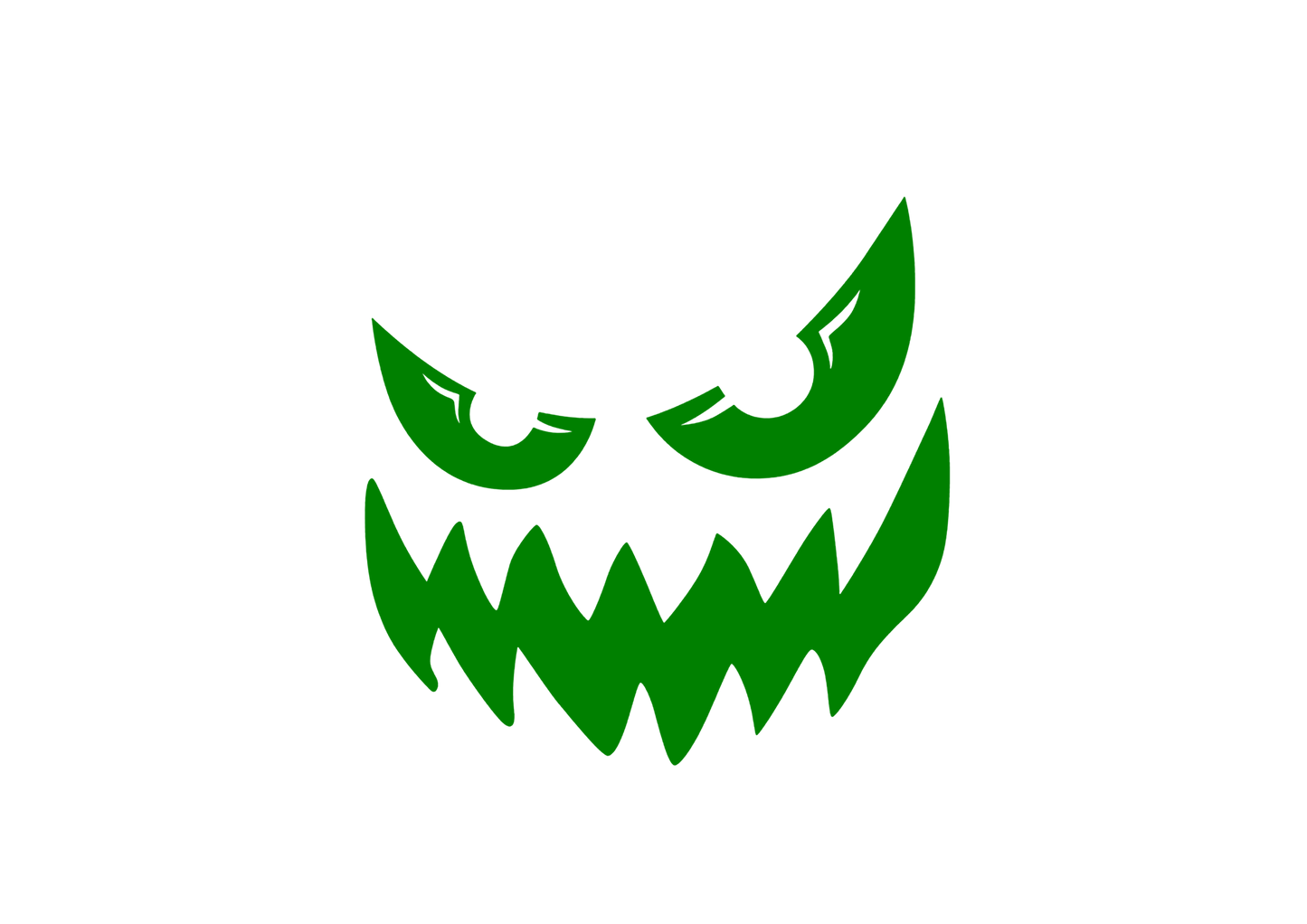 Sticker - SCARY FACE