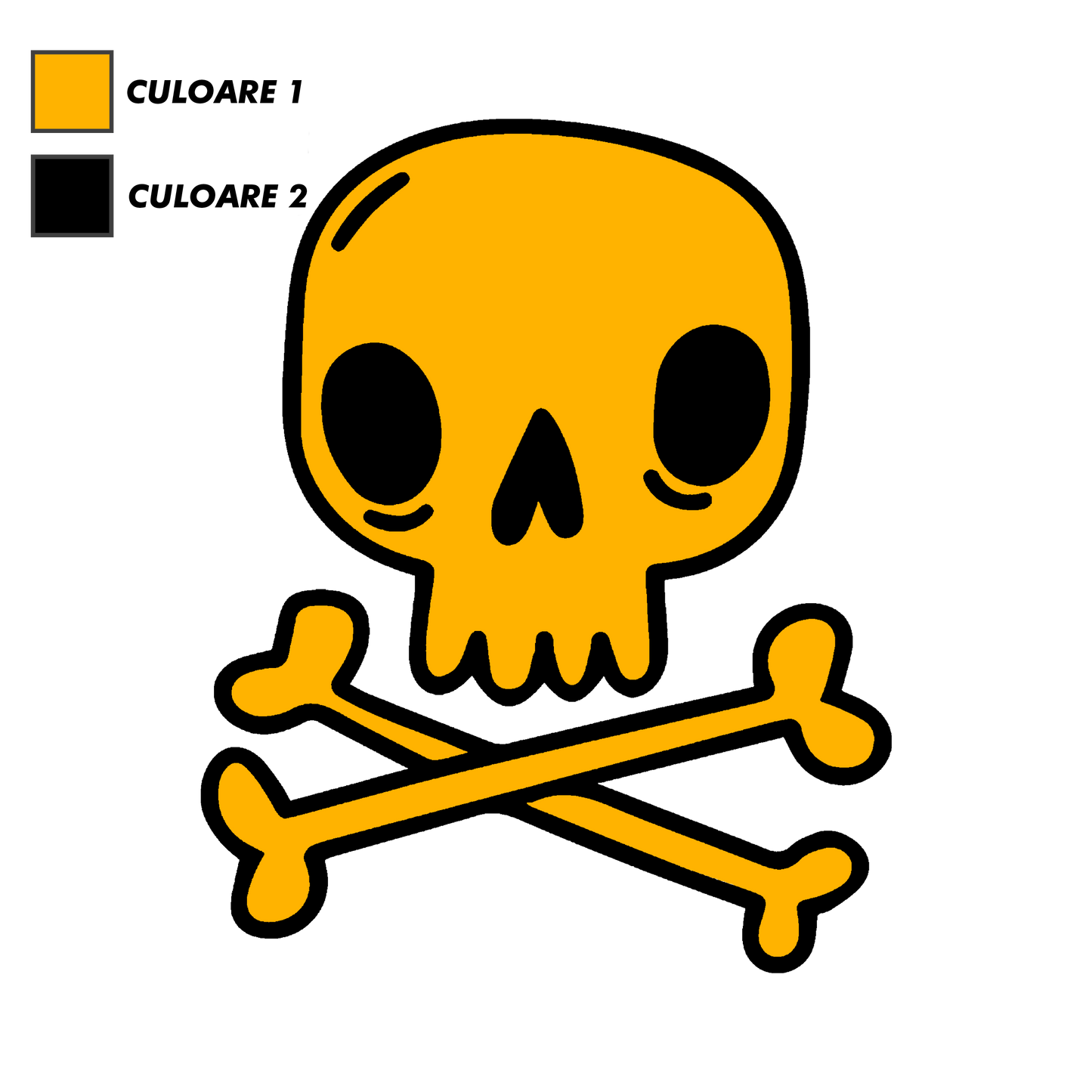 Sticker - SKULL & BONES