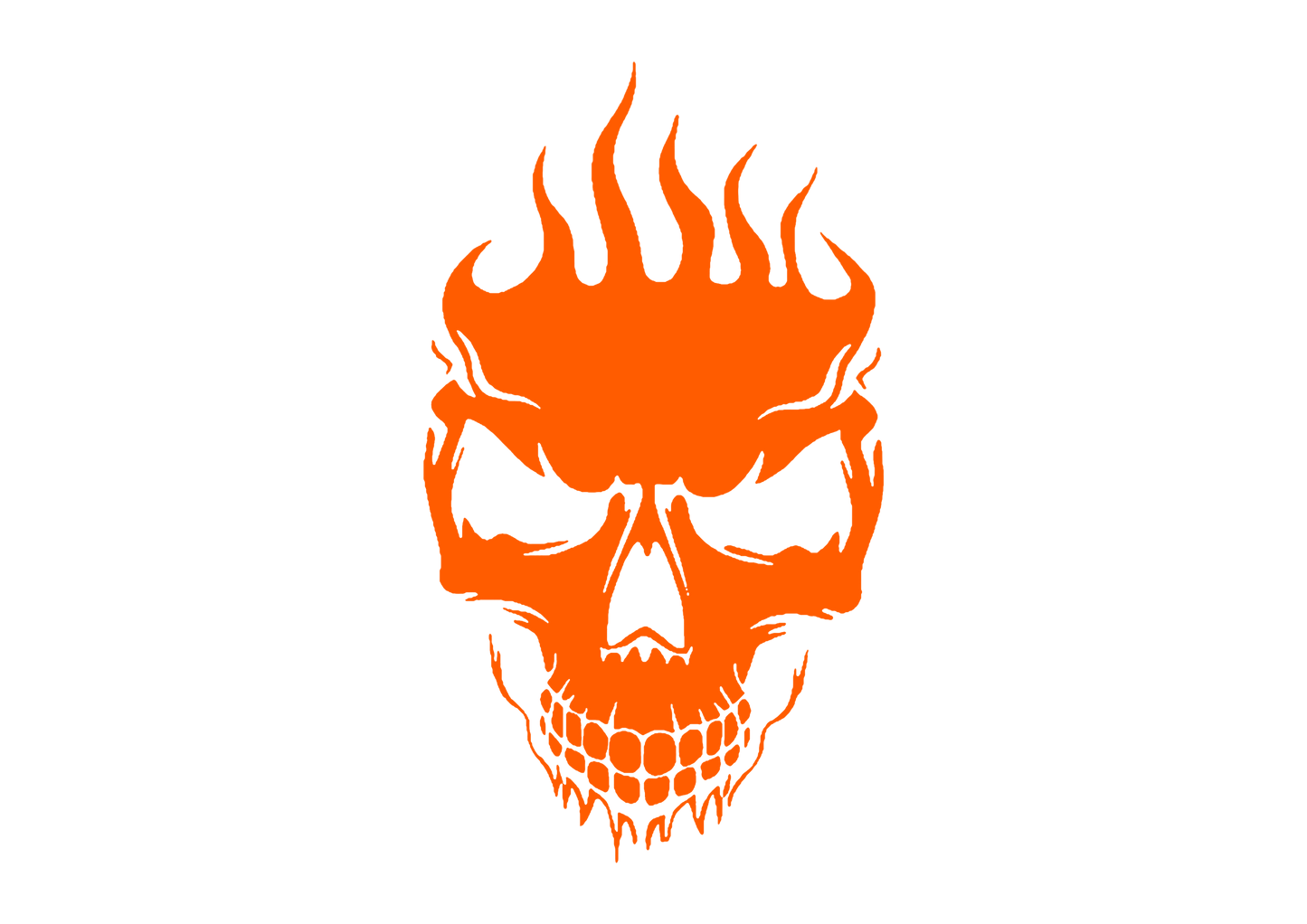 Sticker - SKULL FLAME 2