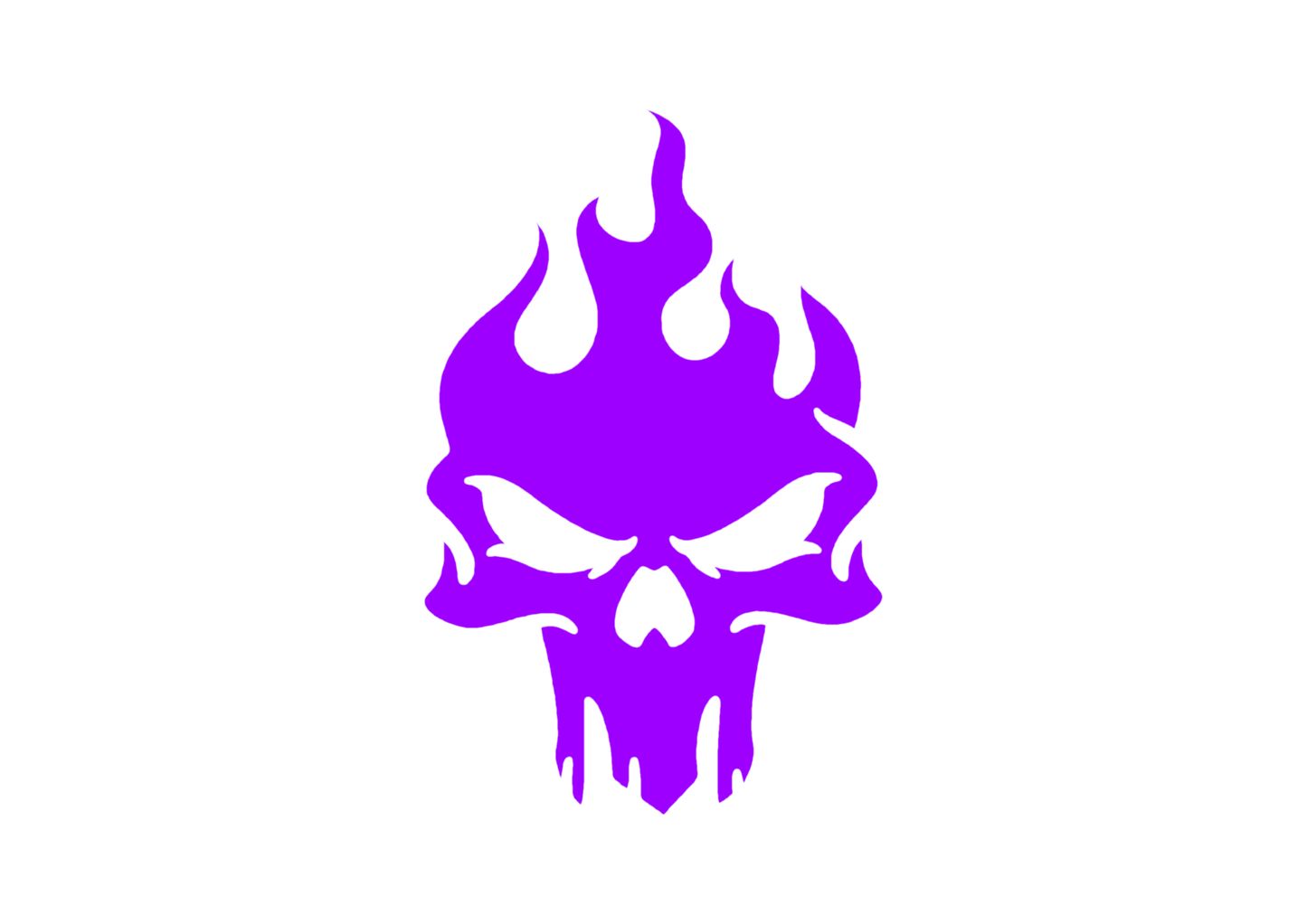 Sticker - SKULL FLAME