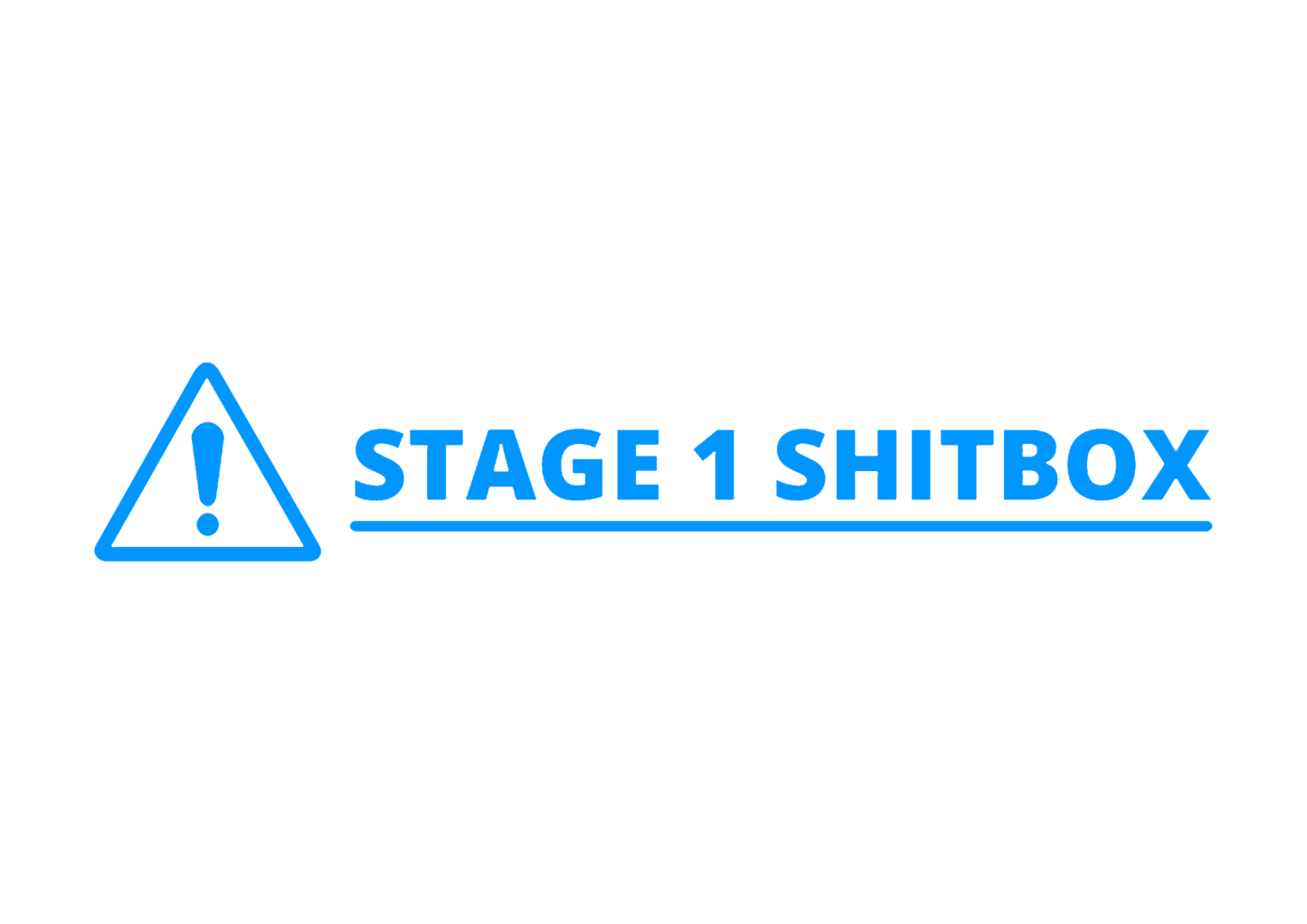 Sticker - STAGE 1 SHITBOX