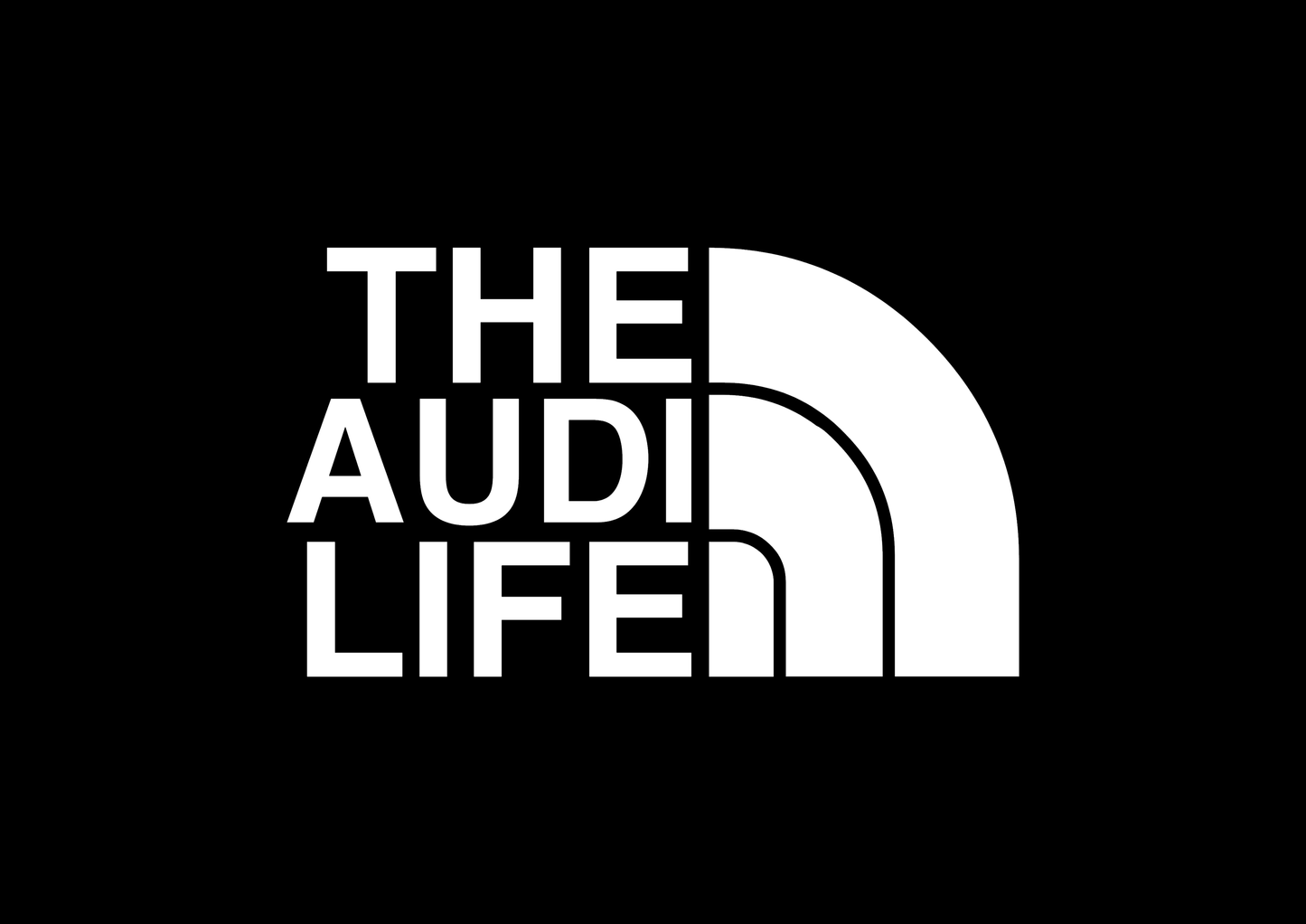 Sticker - THE AUDI LIFE